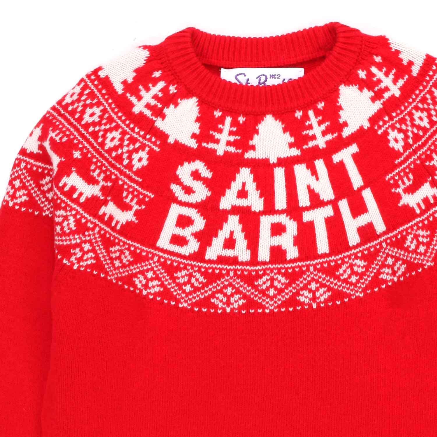 MAGLIONE NATALIZIO ROSSO BAMBINA E TEEN - annameglio.com abbigliamento moda