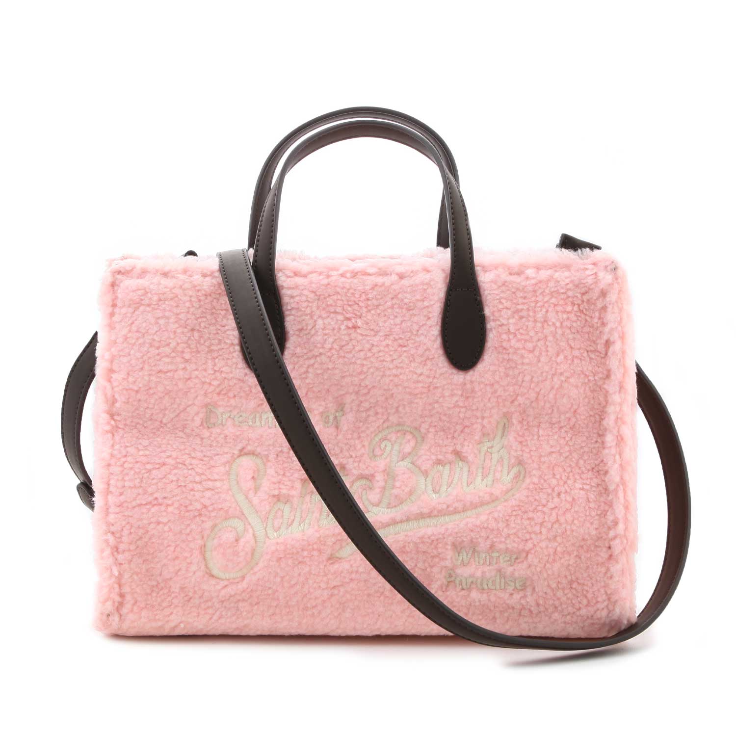 BORSA ECO-PELLICCIA ROSA GIRL - annameglio.com abbigliamento moda