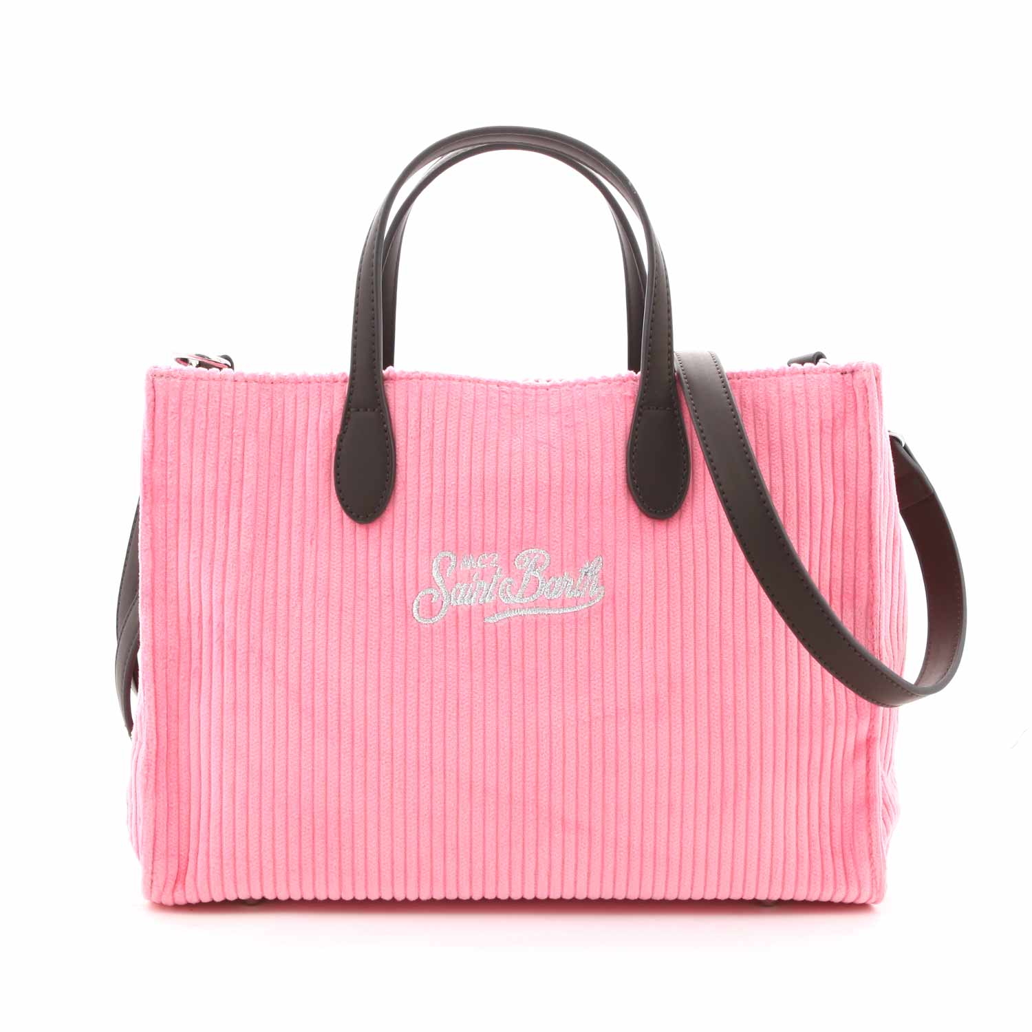 BORSA CORDUROY ROSA GIRL - annameglio.com abbigliamento moda