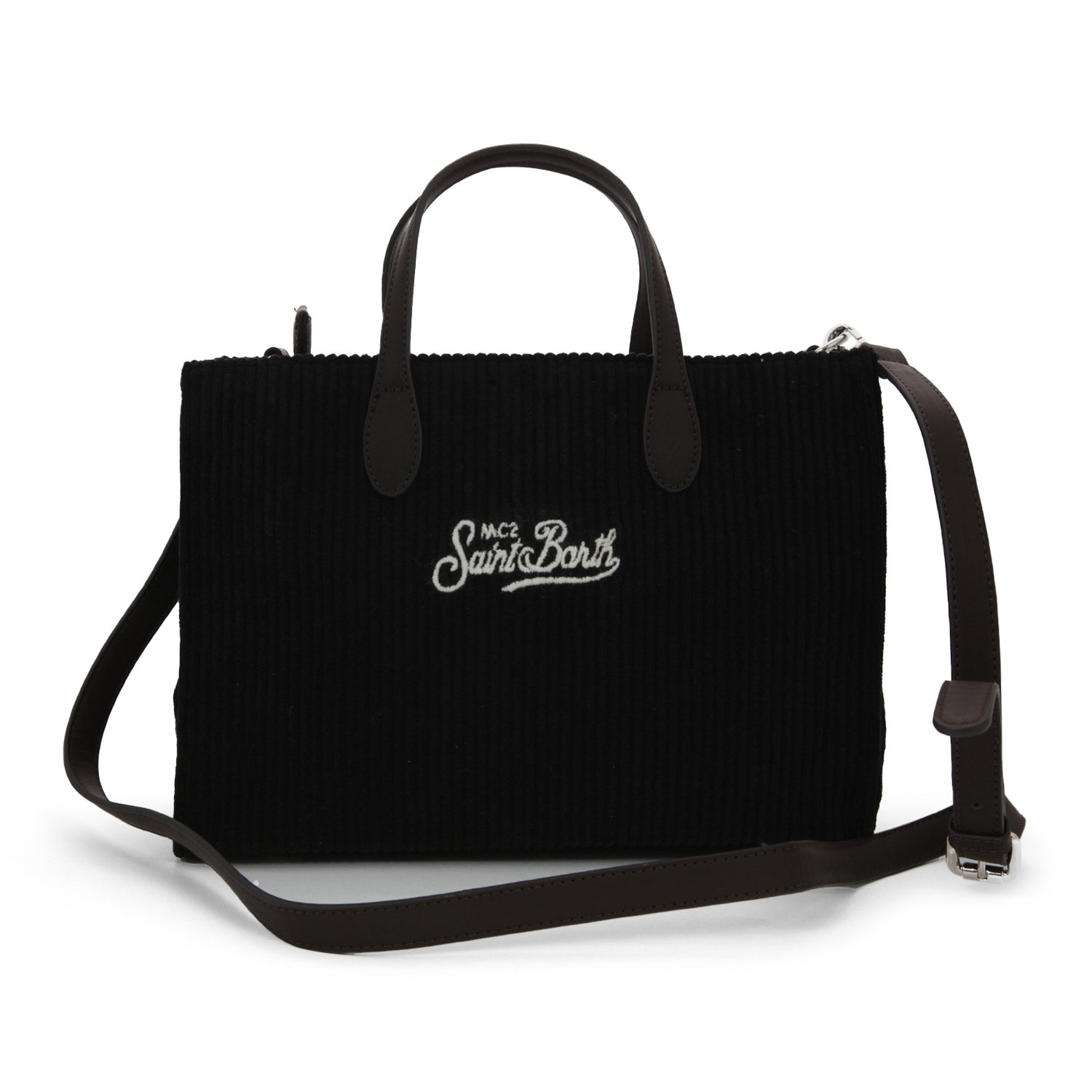 BORSA CORDUROY NERA GIRL - annameglio.com abbigliamento moda