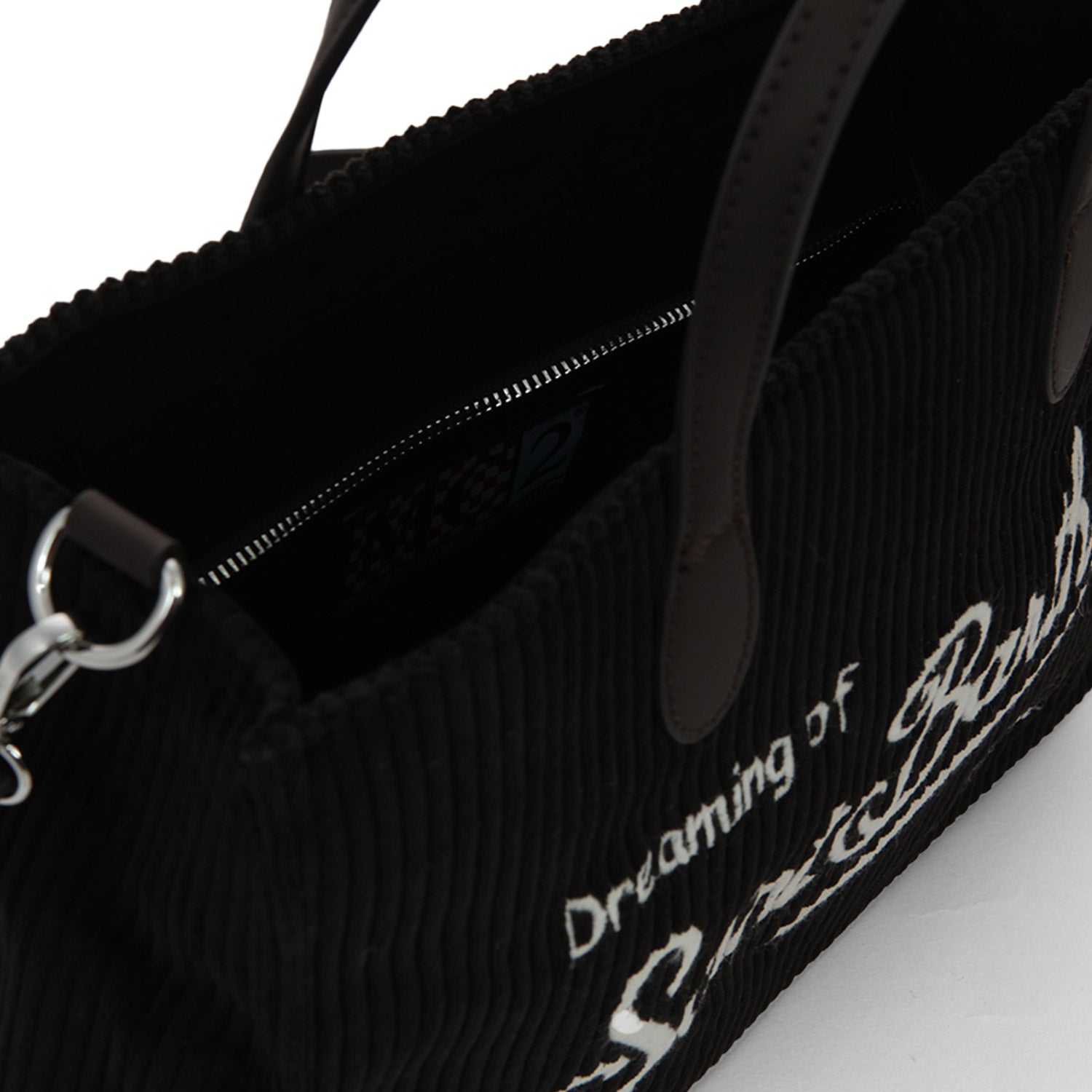 BORSA CORDUROY NERA GIRL - annameglio.com abbigliamento moda