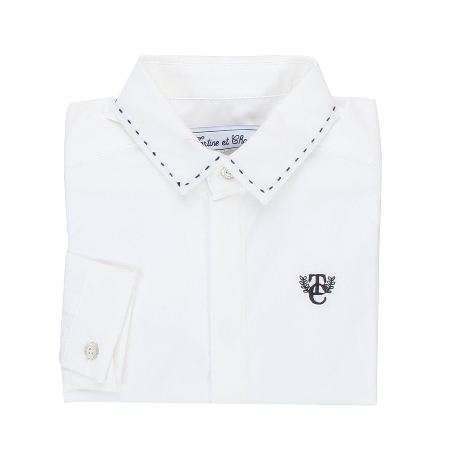 CAMICIA BIANCA NEONATO COTONE - annameglio.com abbigliamento moda