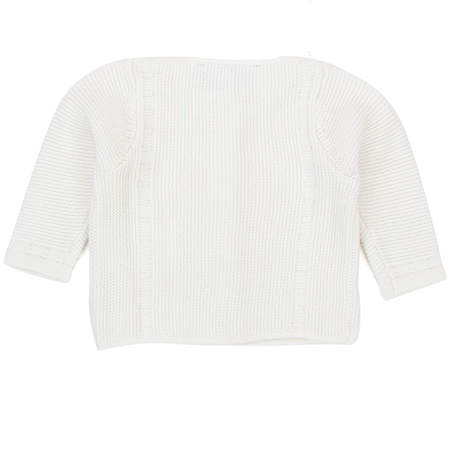 CARDIGAN CERIMONIA BIANCO CALDO NEONATA - annameglio.com abbigliamento moda