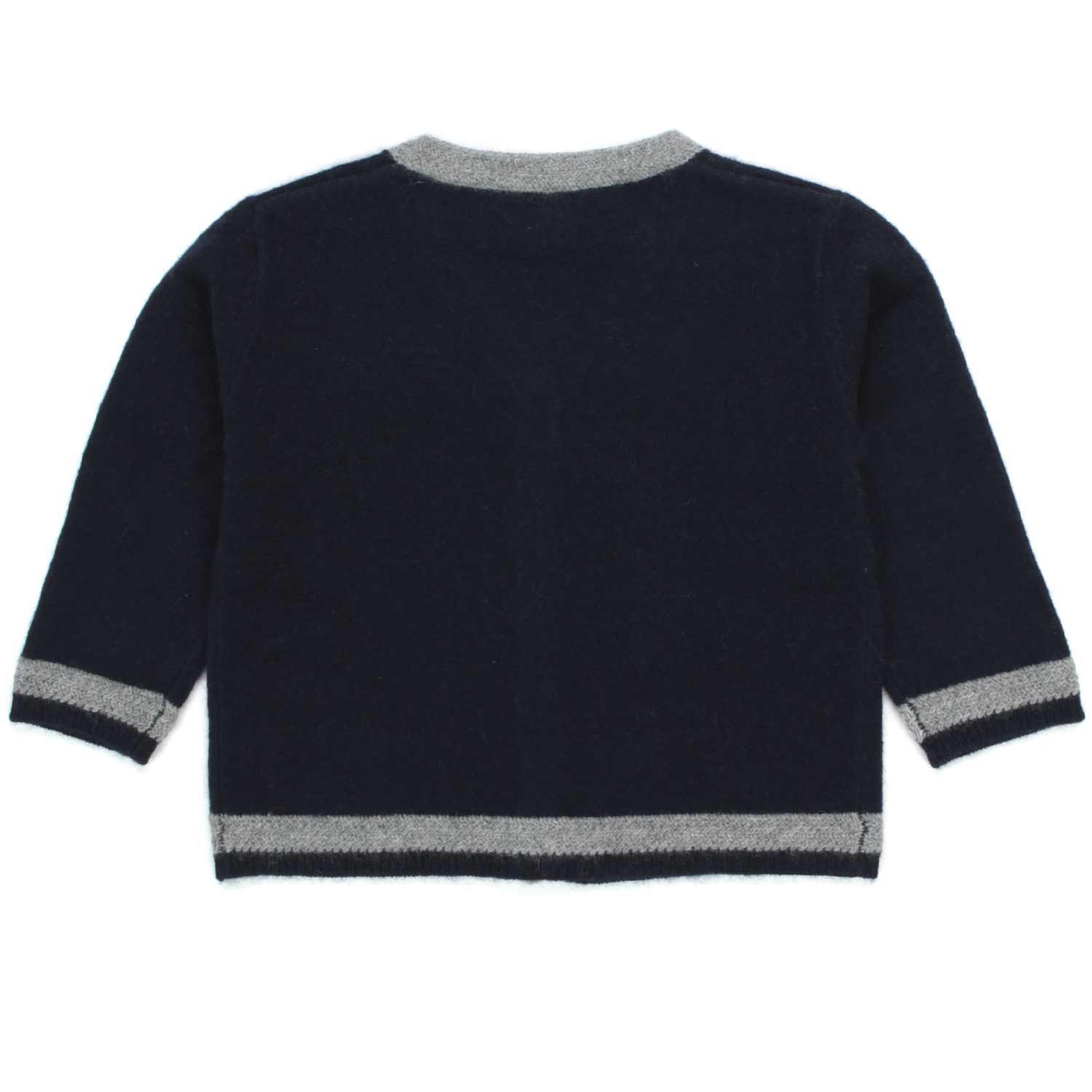 CARDIGAN BLU E GRIGIO BIMBO E NEONATO - annameglio.com abbigliamento moda