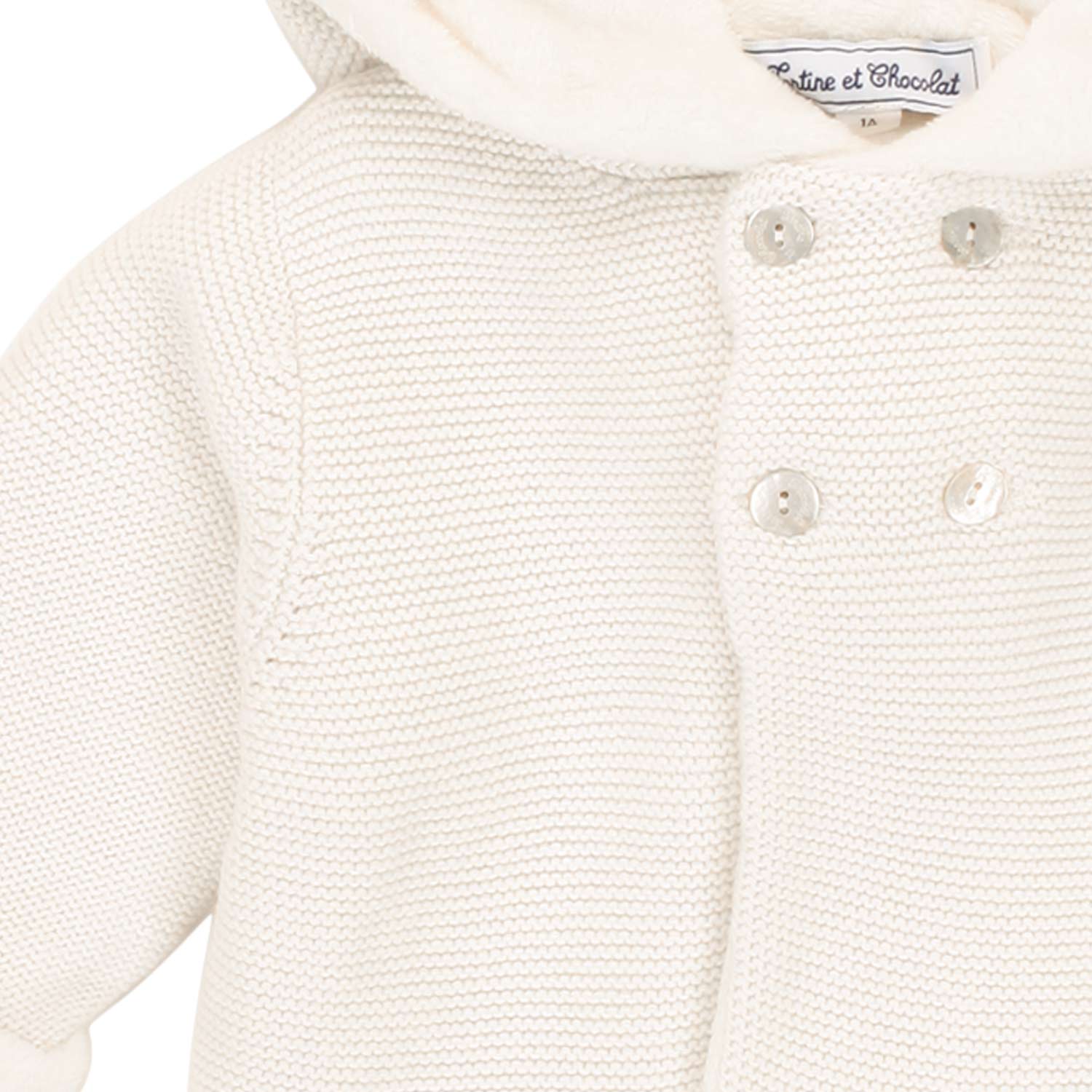 CAPPOTTINO BIANCO PANNA BABY UNISEX - annameglio.com abbigliamento moda