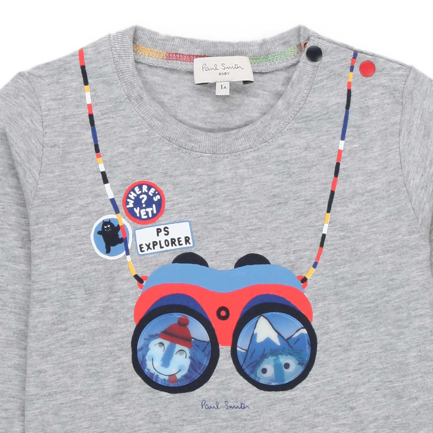 T-SHIRT GRIGIA CON STAMPA BIMBO - annameglio.com abbigliamento moda