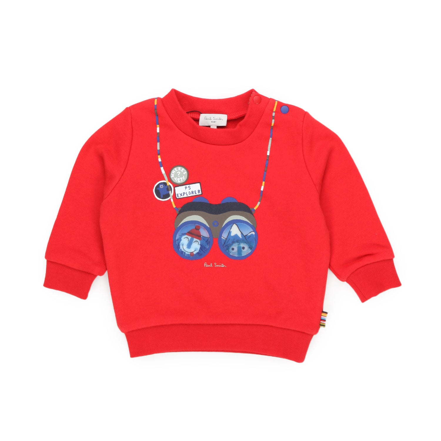 FELPA ROSSA CON STAMPA BIMBO - annameglio.com abbigliamento moda