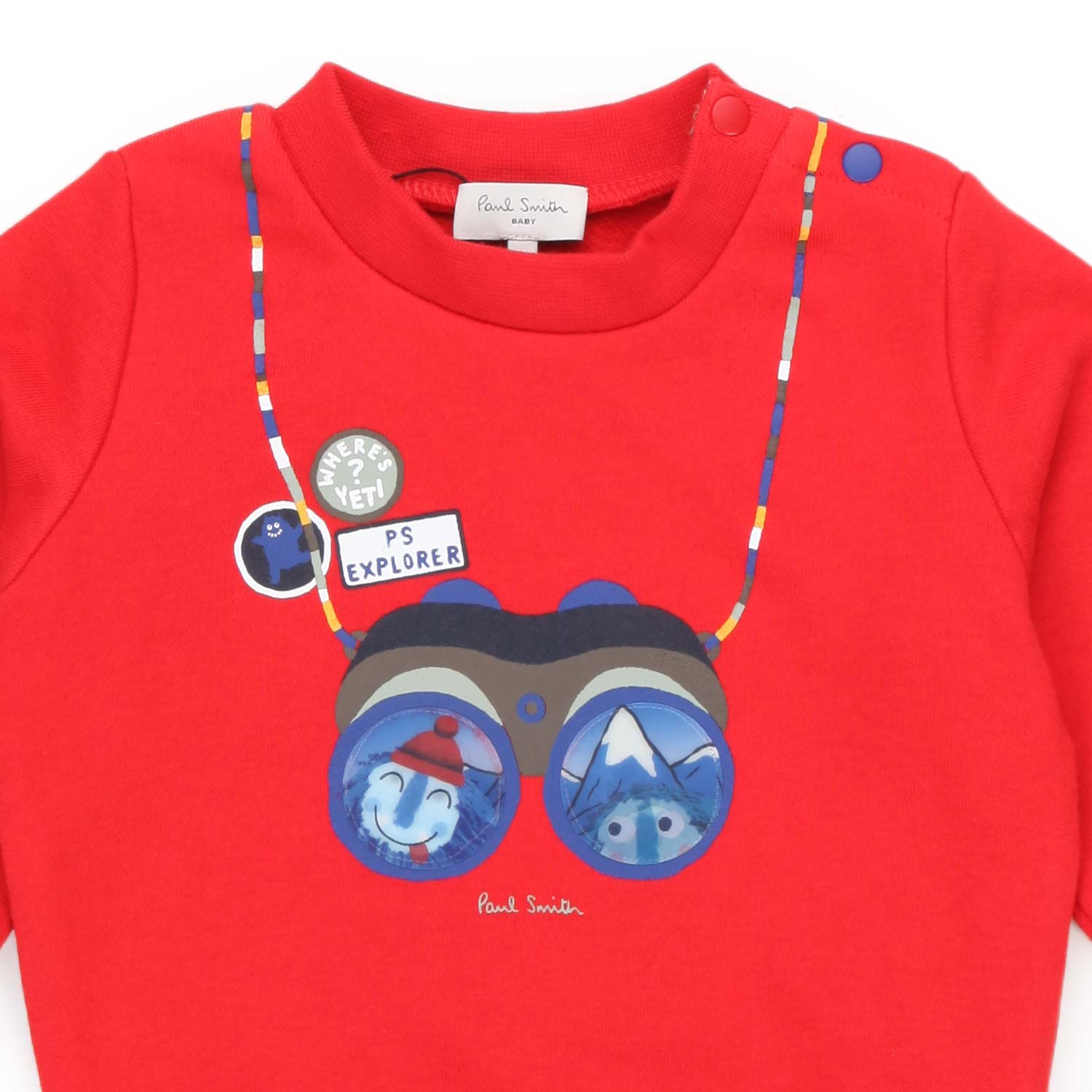 FELPA ROSSA CON STAMPA BIMBO - annameglio.com abbigliamento moda