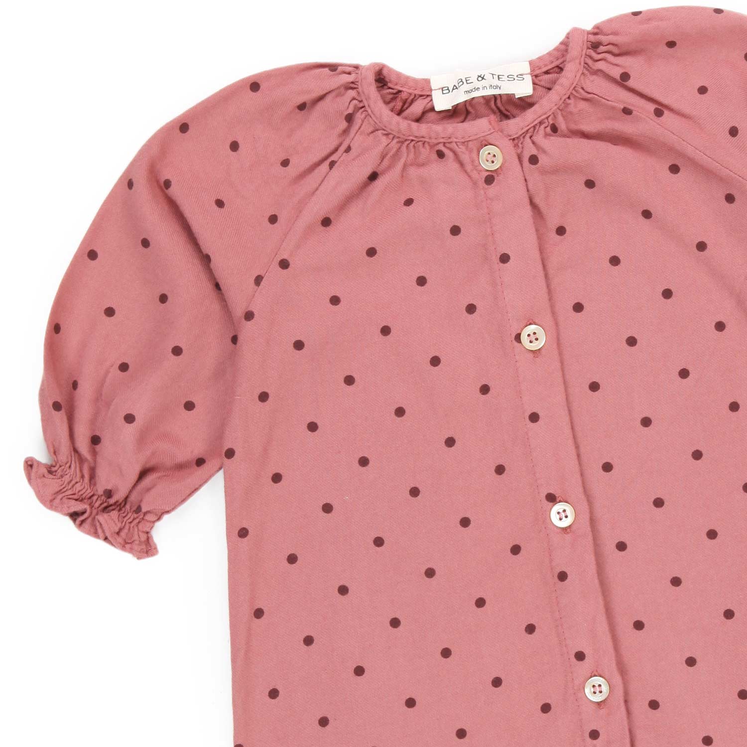 TUTINA A POIS PER NEONATA - annameglio.com abbigliamento moda