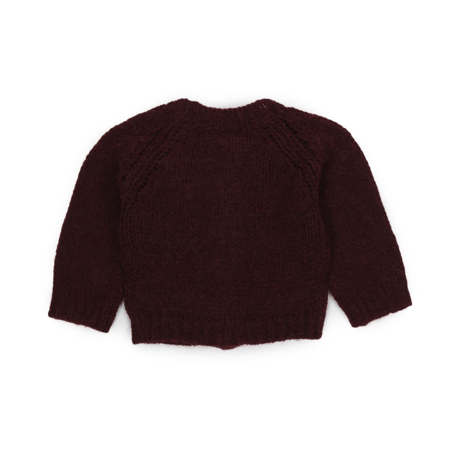 CARDIGAN BORDEAUX BIMBA - annameglio.com abbigliamento moda