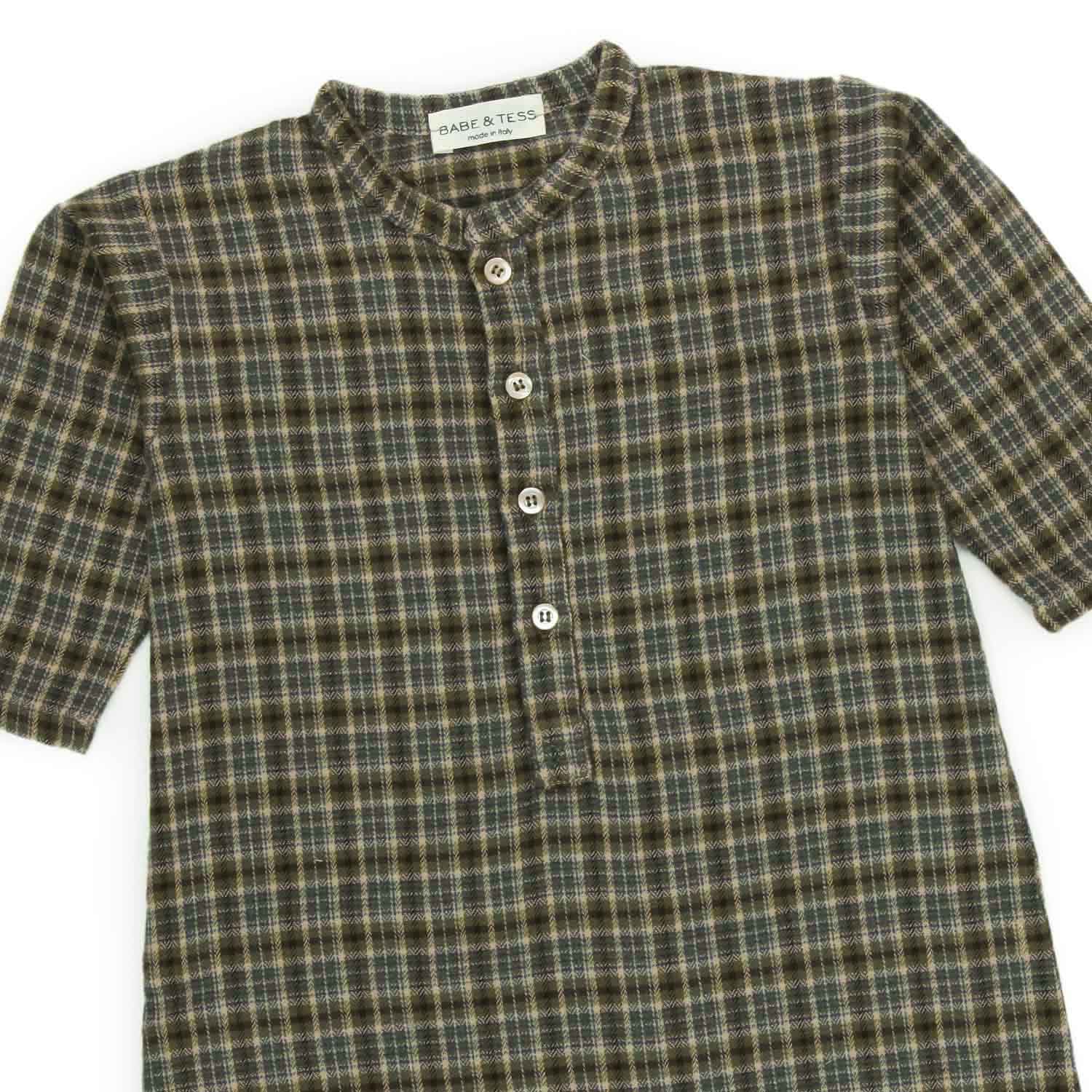 TUTINA A QUADRI BABY UNISEX - annameglio.com abbigliamento moda