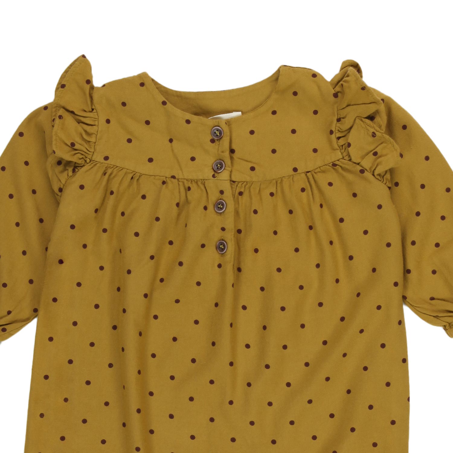 BLUSA SENAPE A POIS BIMBA - annameglio.com abbigliamento moda