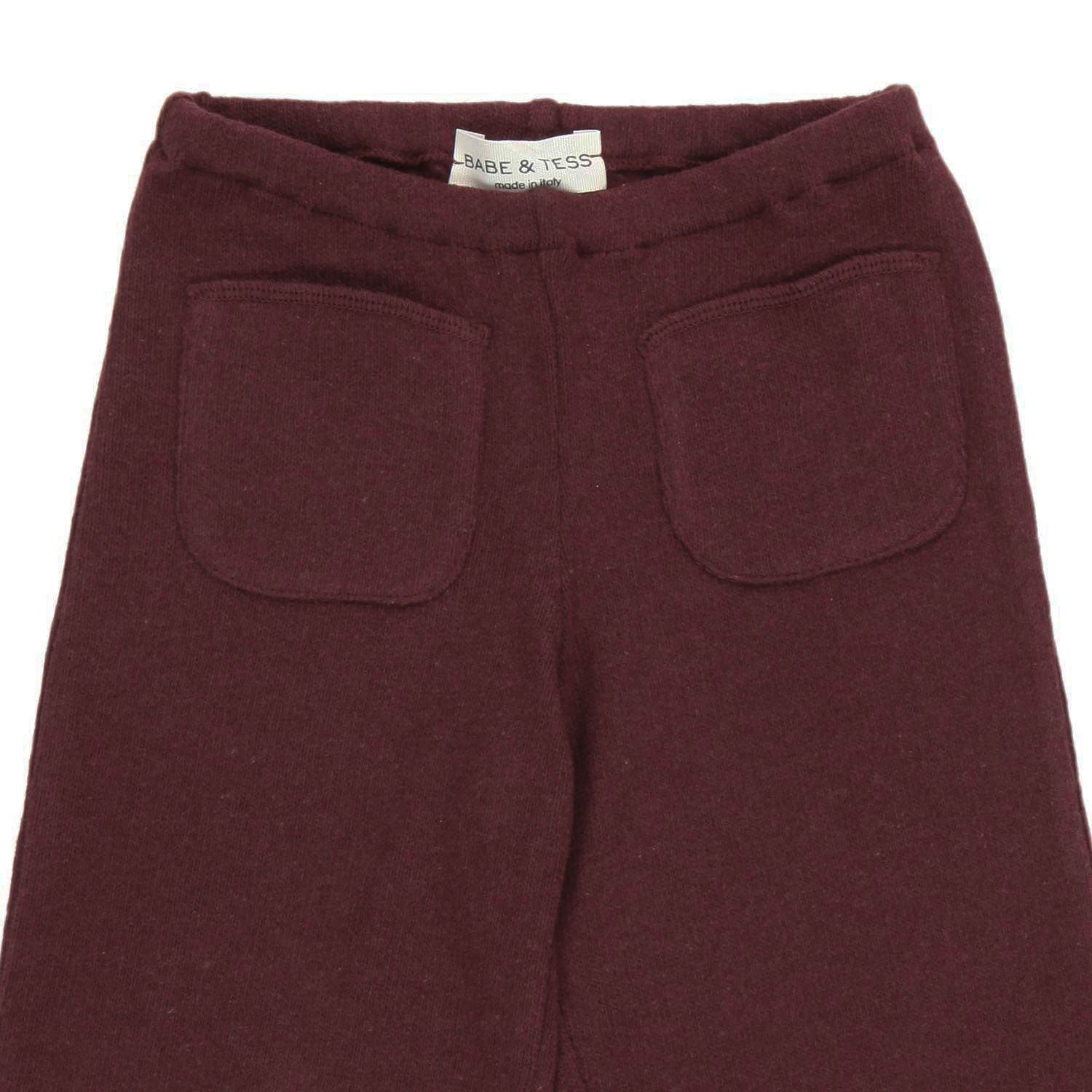 PANTALONE BORDEAUX BAMBINA - annameglio.com abbigliamento moda