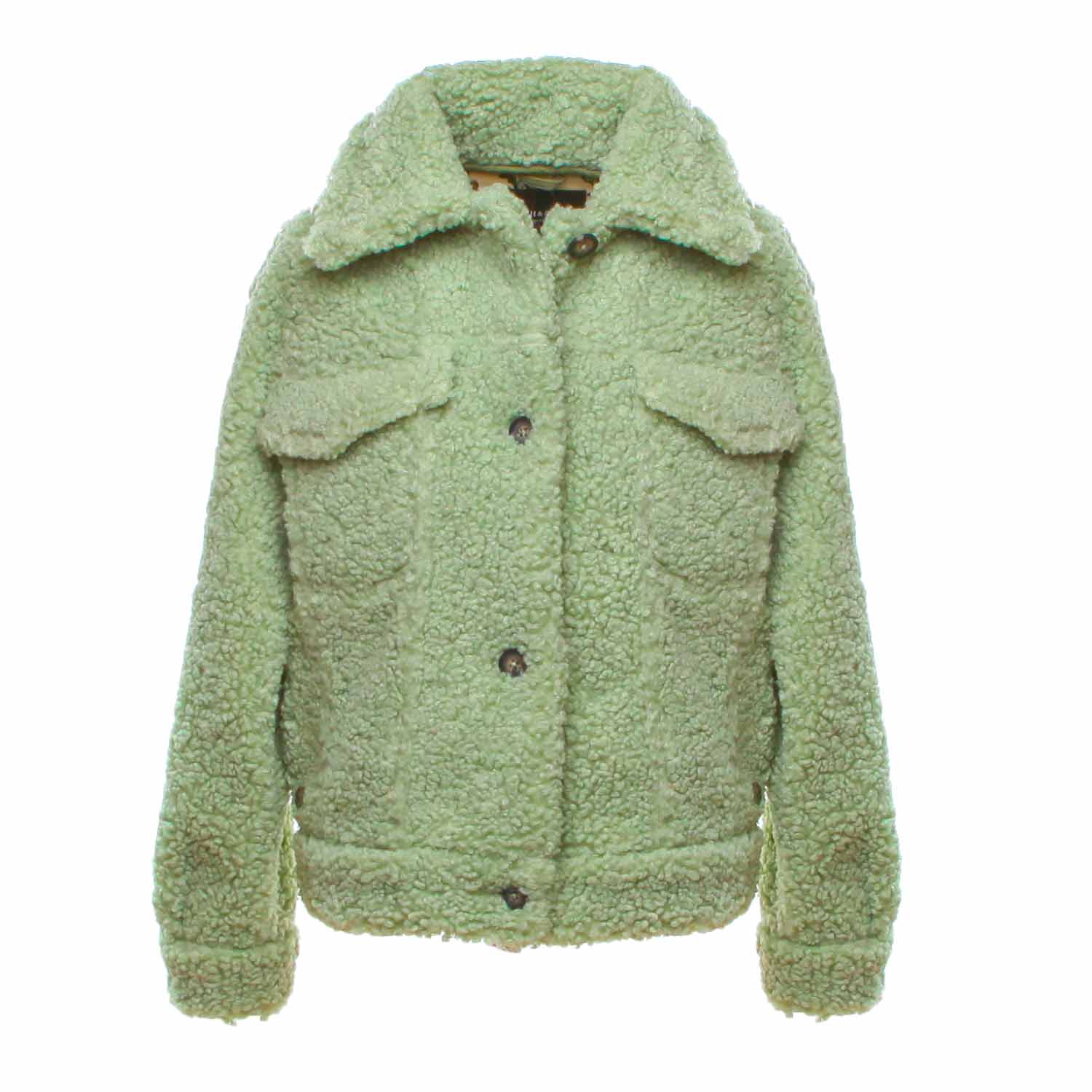 GIACCA BOXY-FIT VERDE ACQUA BAMBINA E TEENAGER - annameglio.com abbigliamento moda