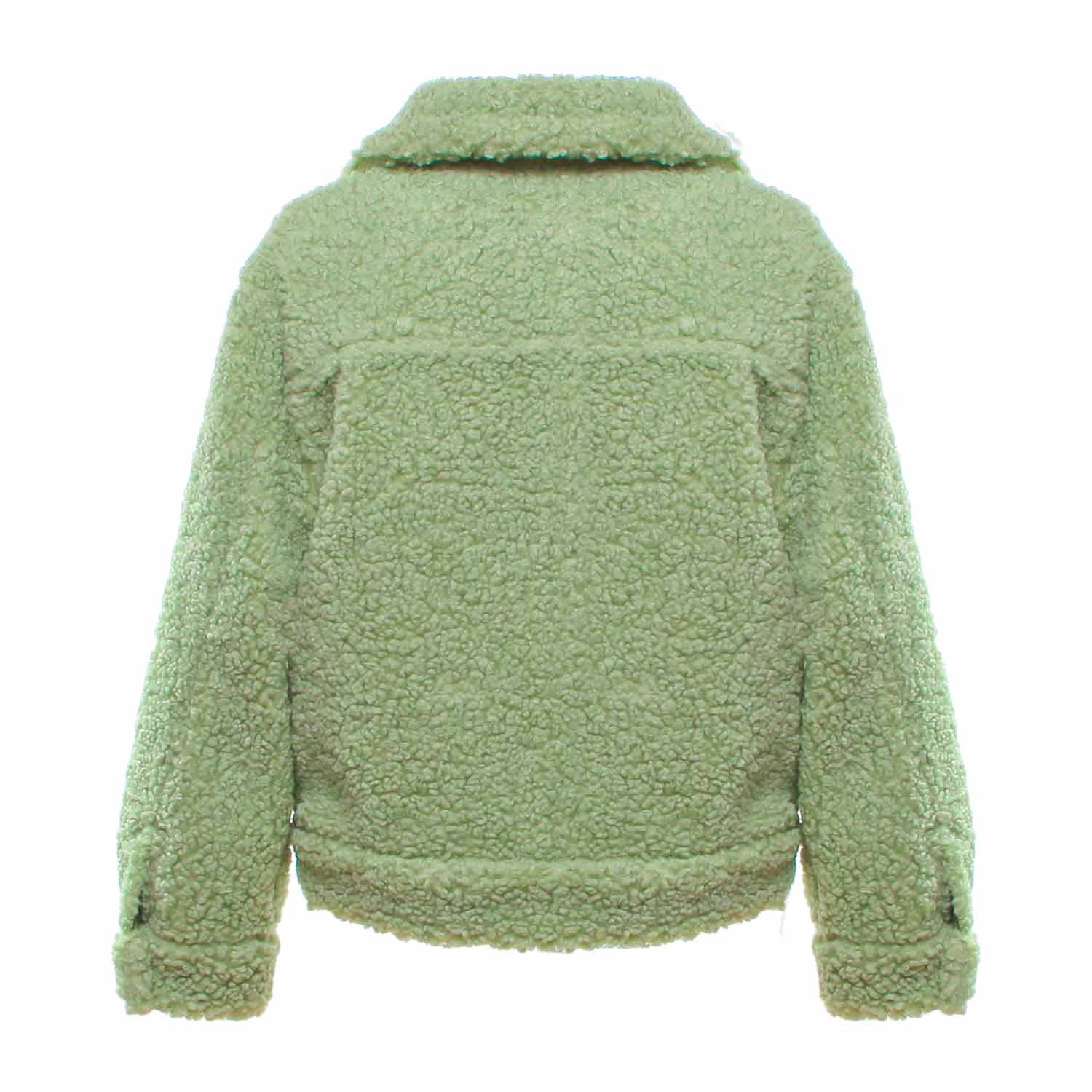 GIACCA BOXY-FIT VERDE ACQUA BAMBINA E TEENAGER - annameglio.com abbigliamento moda