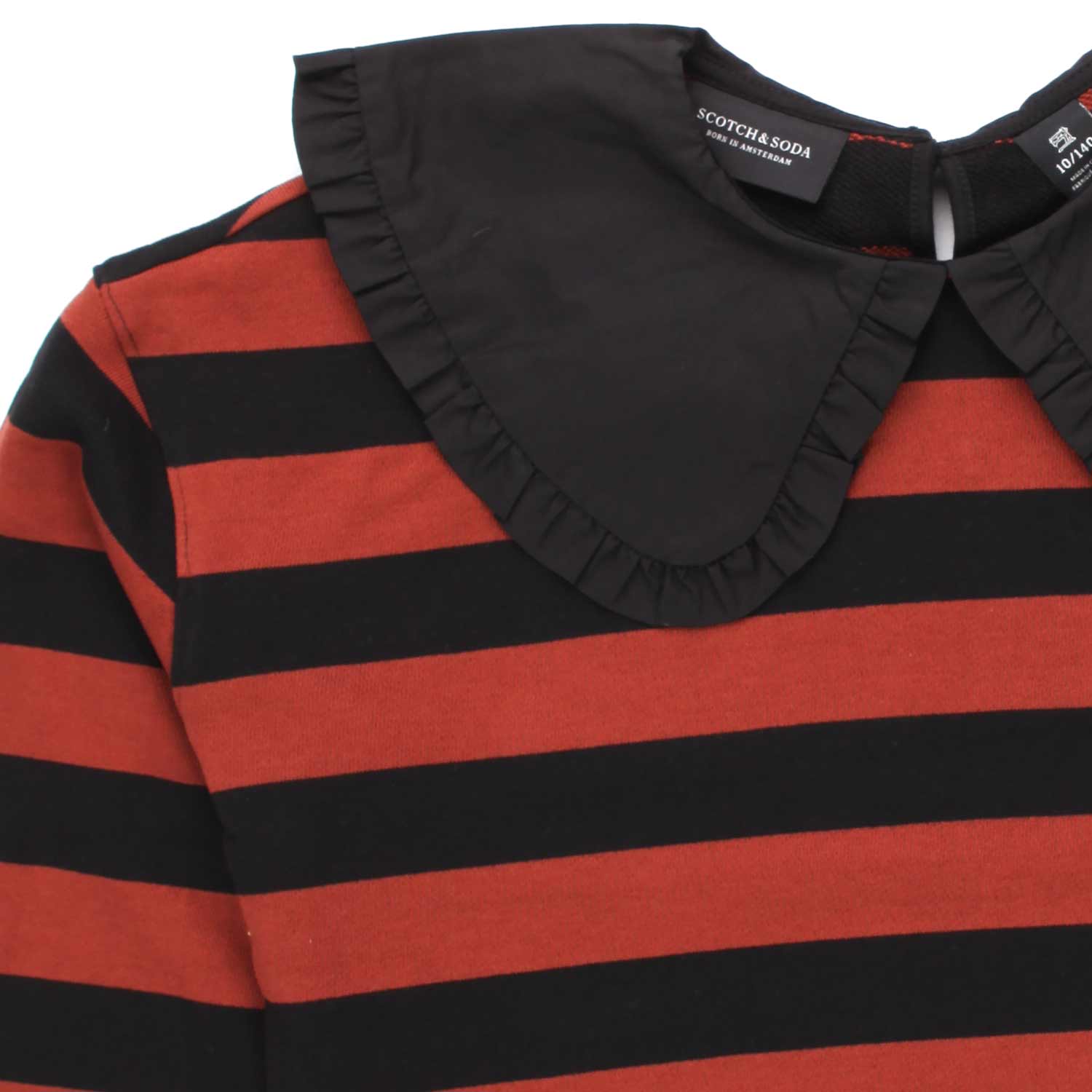 FELPA NERA E RUGGINE BAMBINA E TEENAGER - annameglio.com abbigliamento moda