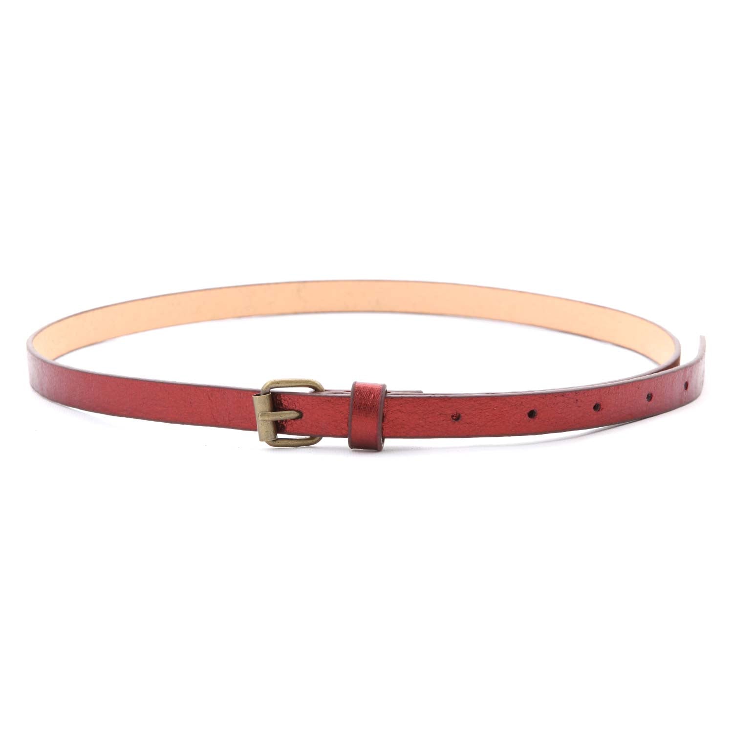 CINTURA ROSSO MATTONE BAMBINA E TEENAGER - annameglio.com abbigliamento moda