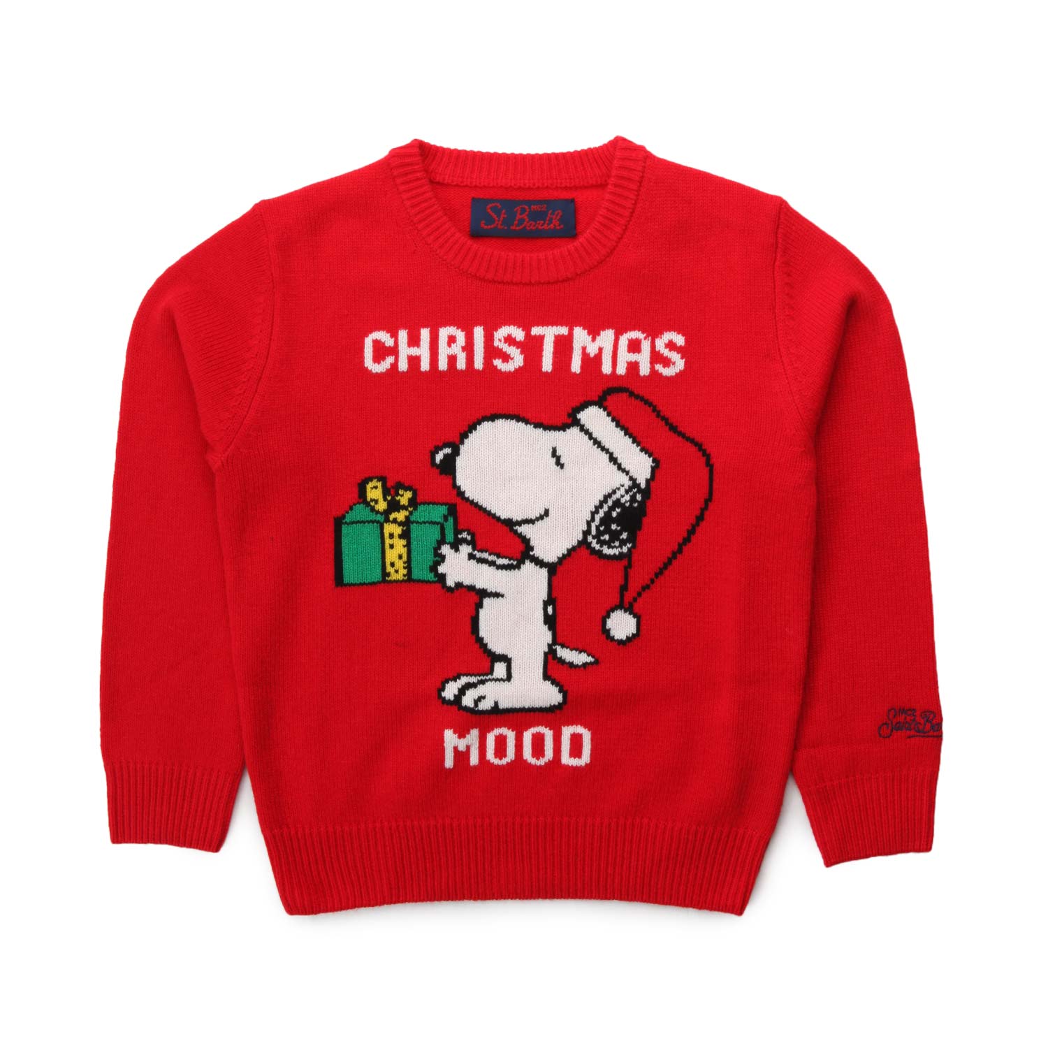 MAGLIONE SNOOPY UNISEX ROSSO BAMBINO - annameglio.com abbigliamento moda