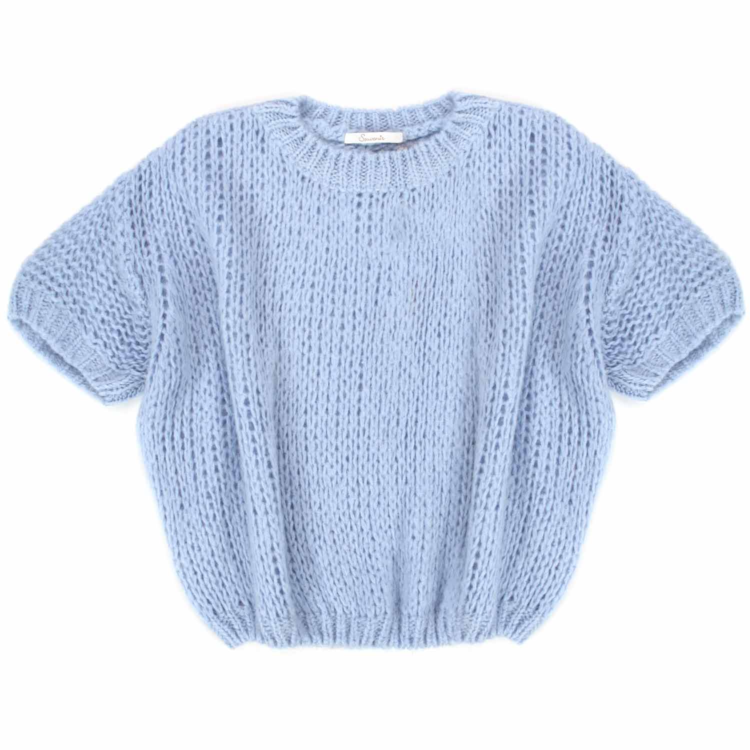 MAGLIONCINO AZZURRO TEENAGER - annameglio.com abbigliamento moda