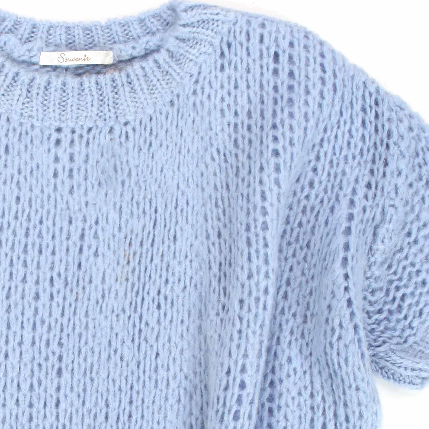 MAGLIONCINO AZZURRO TEENAGER - annameglio.com abbigliamento moda