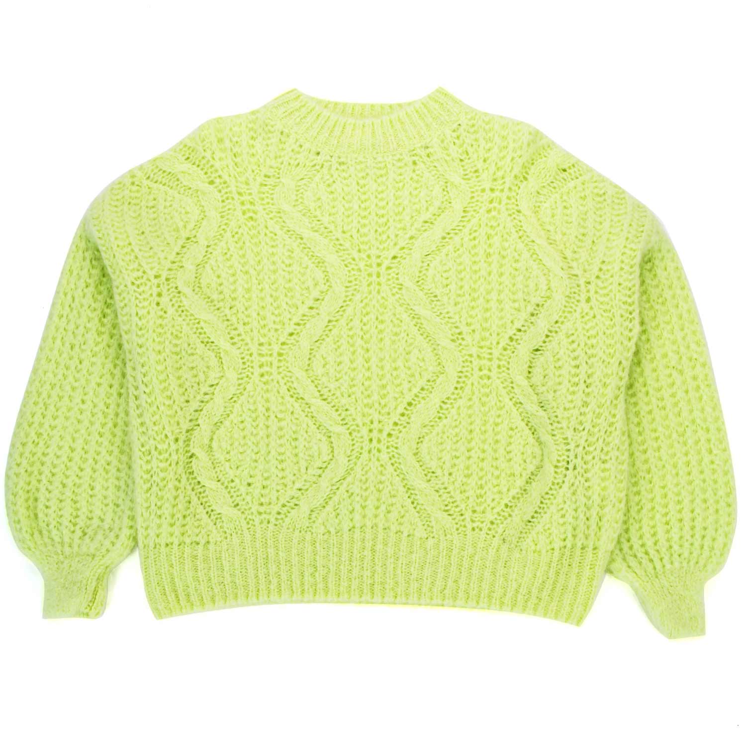 PULLOVER LIME IN LANA TEENAGER - annameglio.com abbigliamento moda