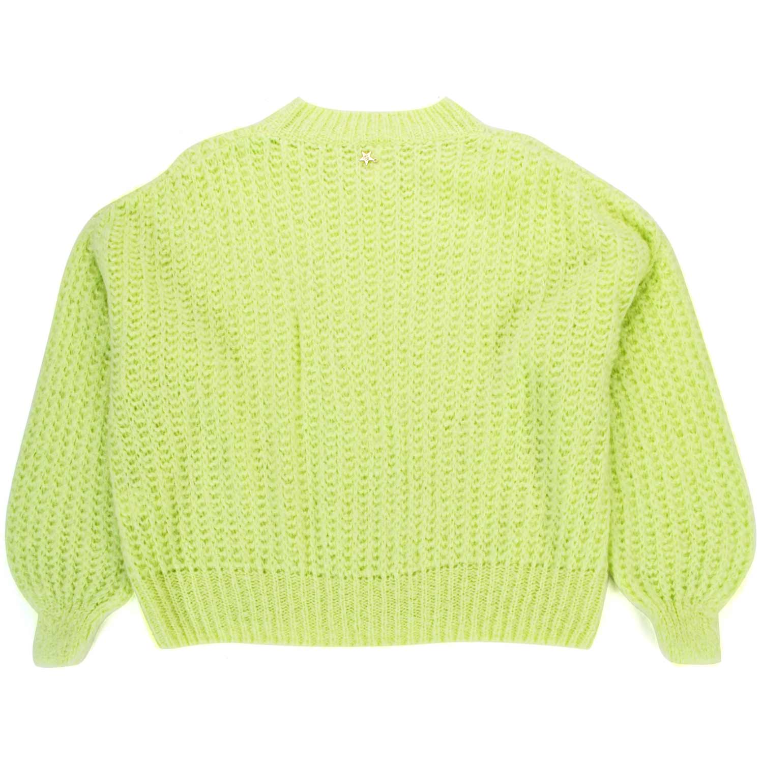 PULLOVER LIME IN LANA TEENAGER - annameglio.com abbigliamento moda