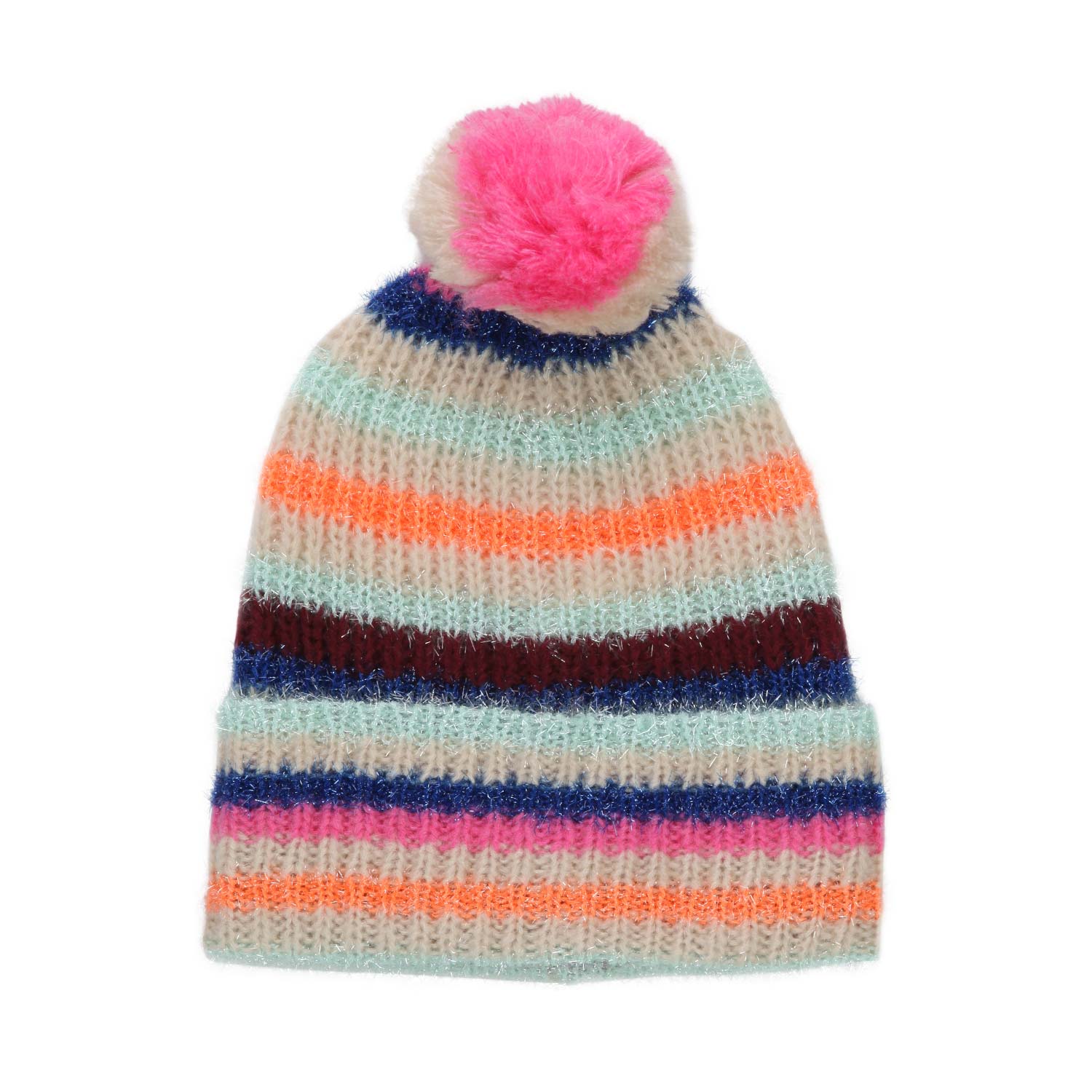 CAPPELLO PON PON MULTICOLOR BAMBINA E TEEN - annameglio.com abbigliamento moda