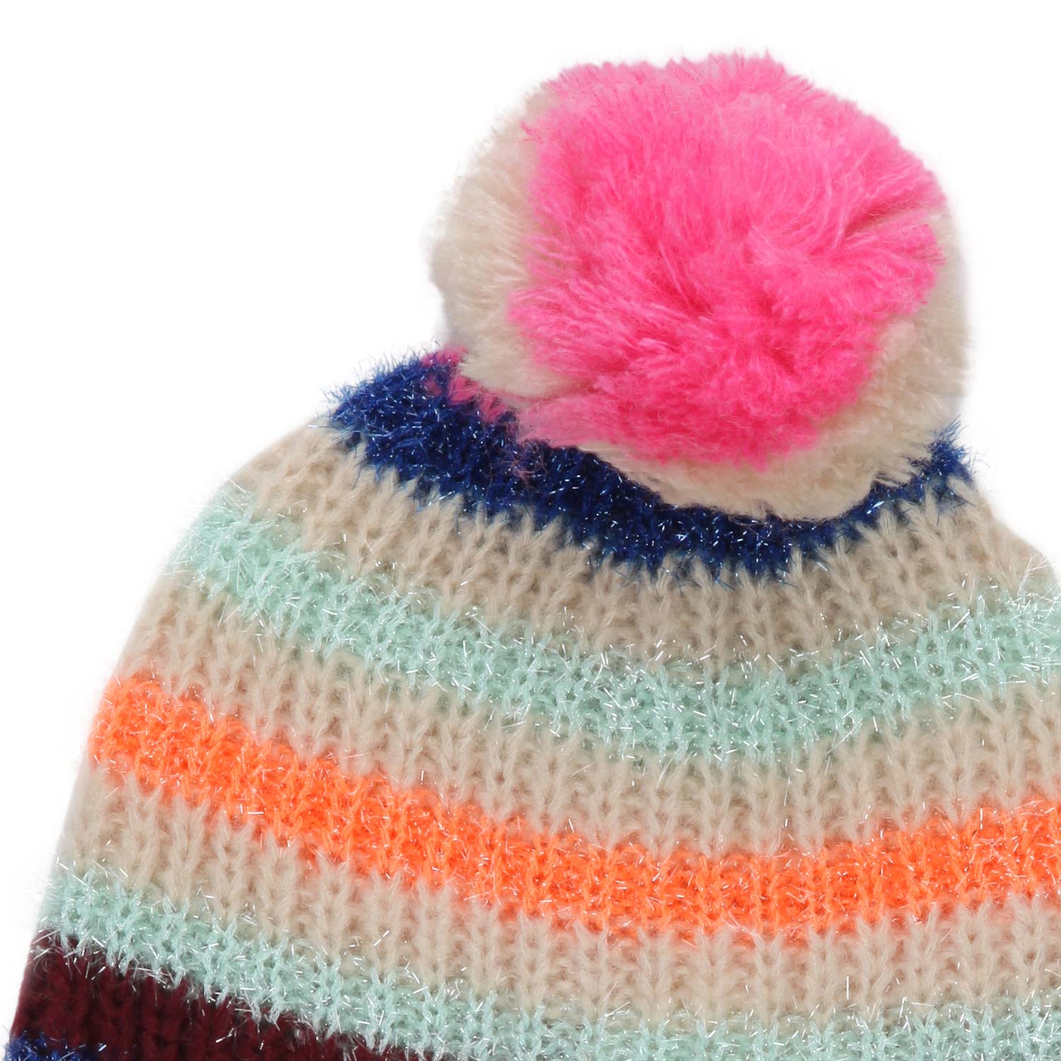 CAPPELLO PON PON MULTICOLOR BAMBINA E TEEN - annameglio.com abbigliamento moda