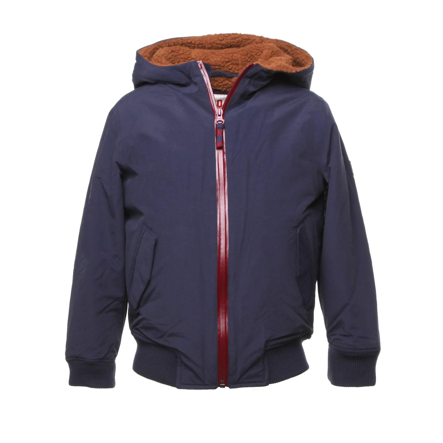 GIUBBINO IMBOTTITO BLU E CAMMELLO BAMBINO E TEEN - annameglio.com abbigliamento moda