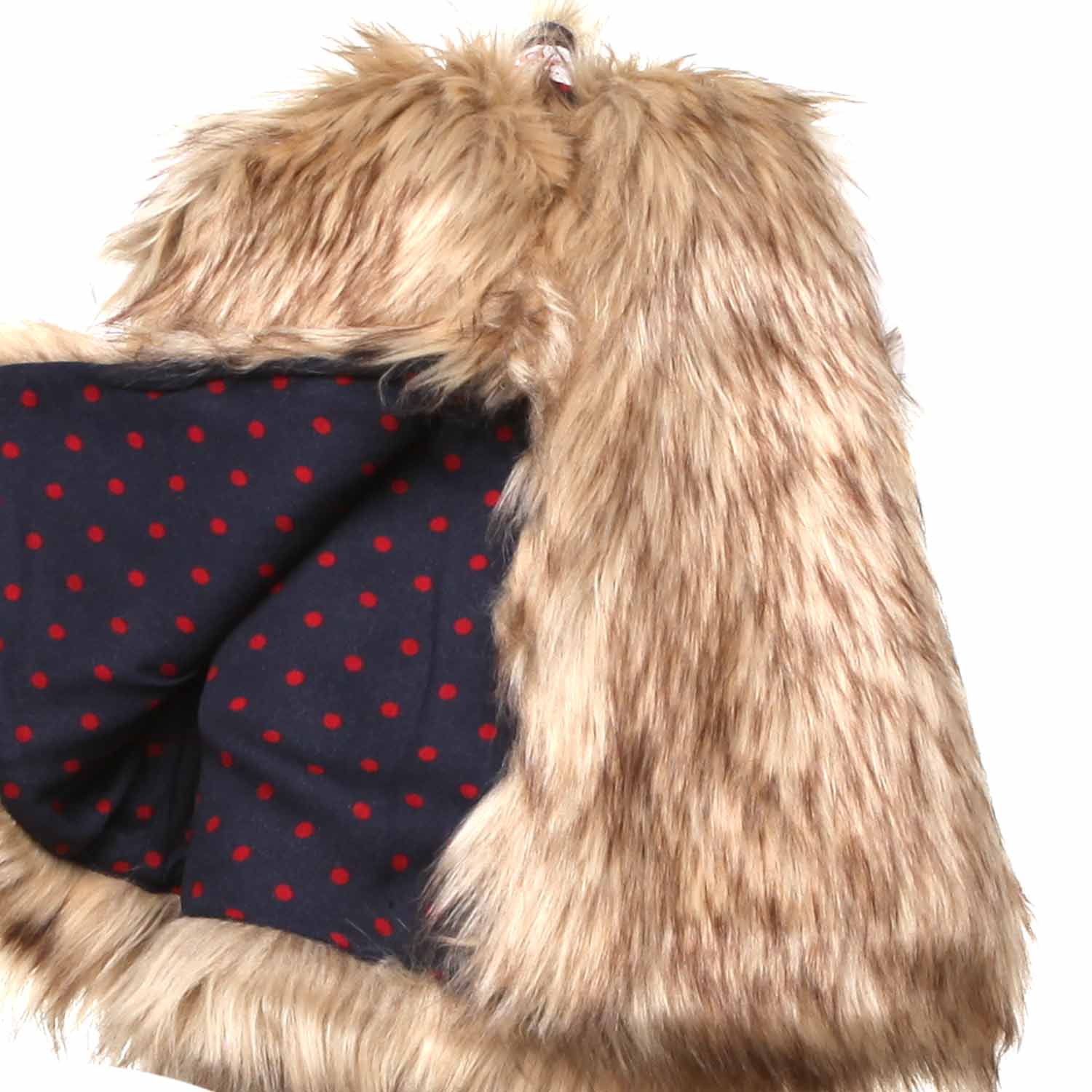 GILET IN PELLICCIA SINTETICA BEIGE BAMBINA E TEEN - annameglio.com abbigliamento moda