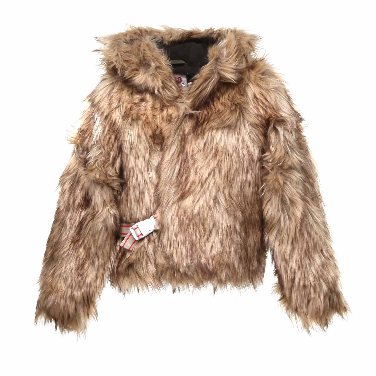 GIUBBINO IN ECO PELLICCIA BEIGE BAMBINA E TEEN - annameglio.com abbigliamento moda