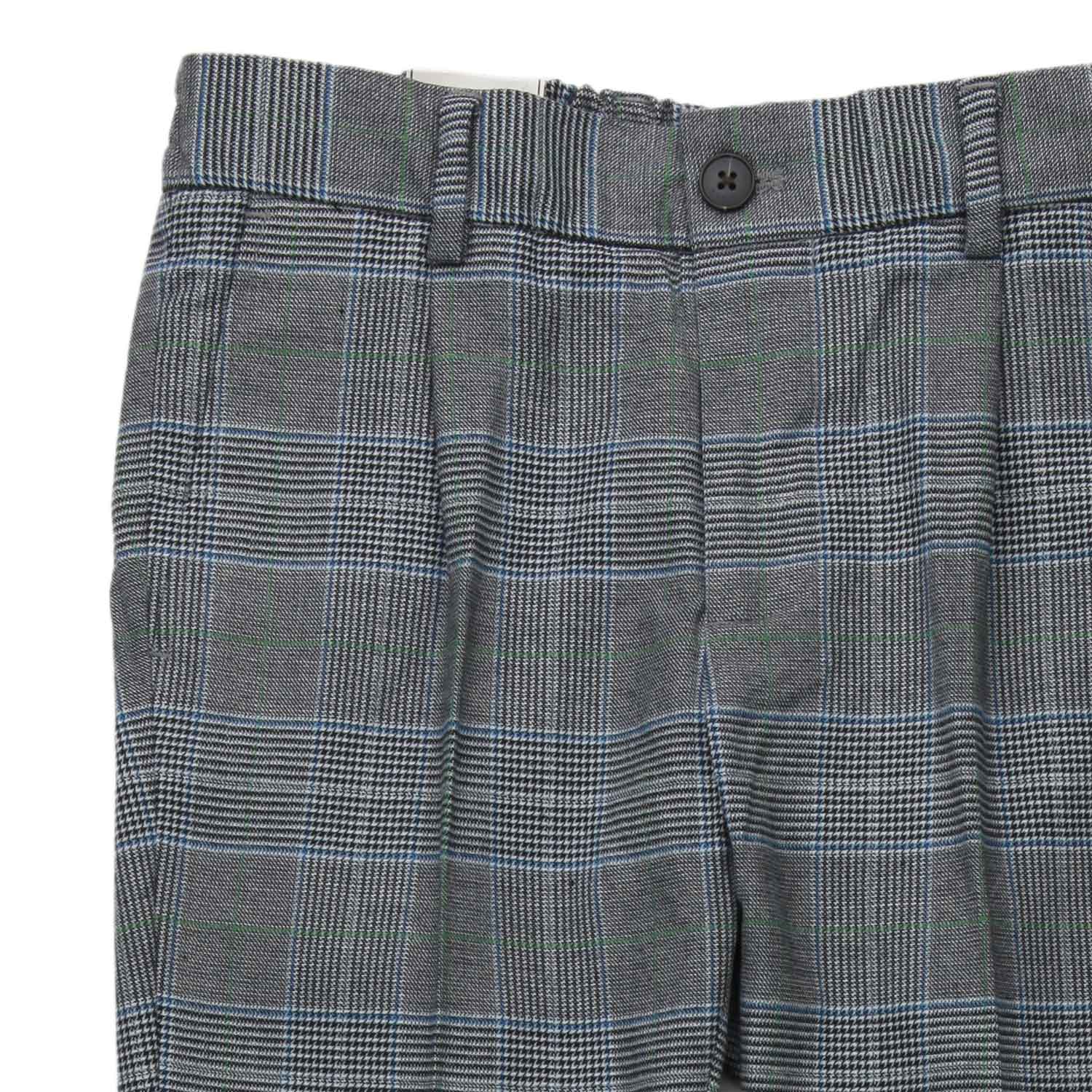 PANTALONE GRIGIO CHECK BAMBINO E TEENAGER - annameglio.com abbigliamento moda