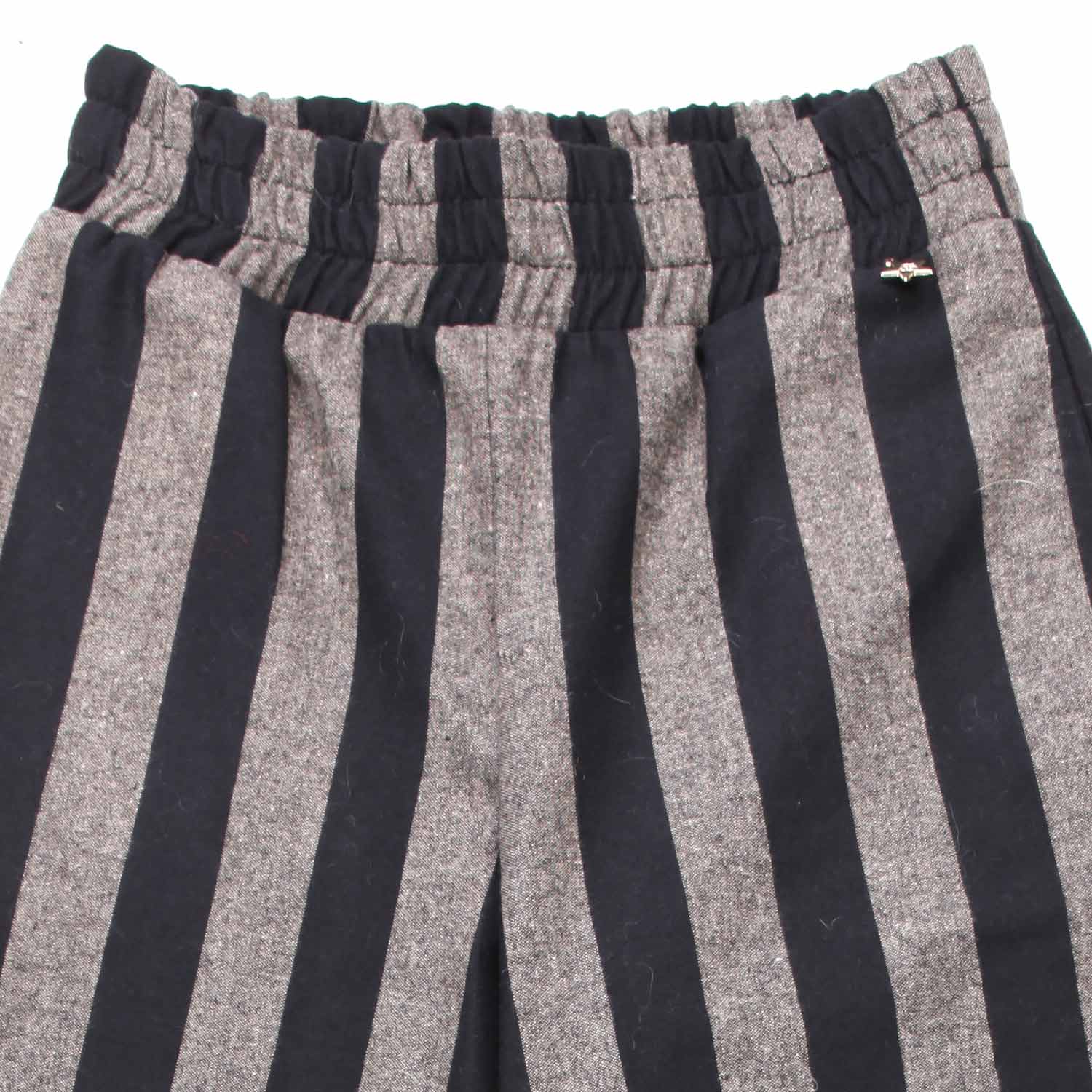 PANTALONE LARGO A RIGHE BAMBINA E RAGAZZA - annameglio.com abbigliamento moda
