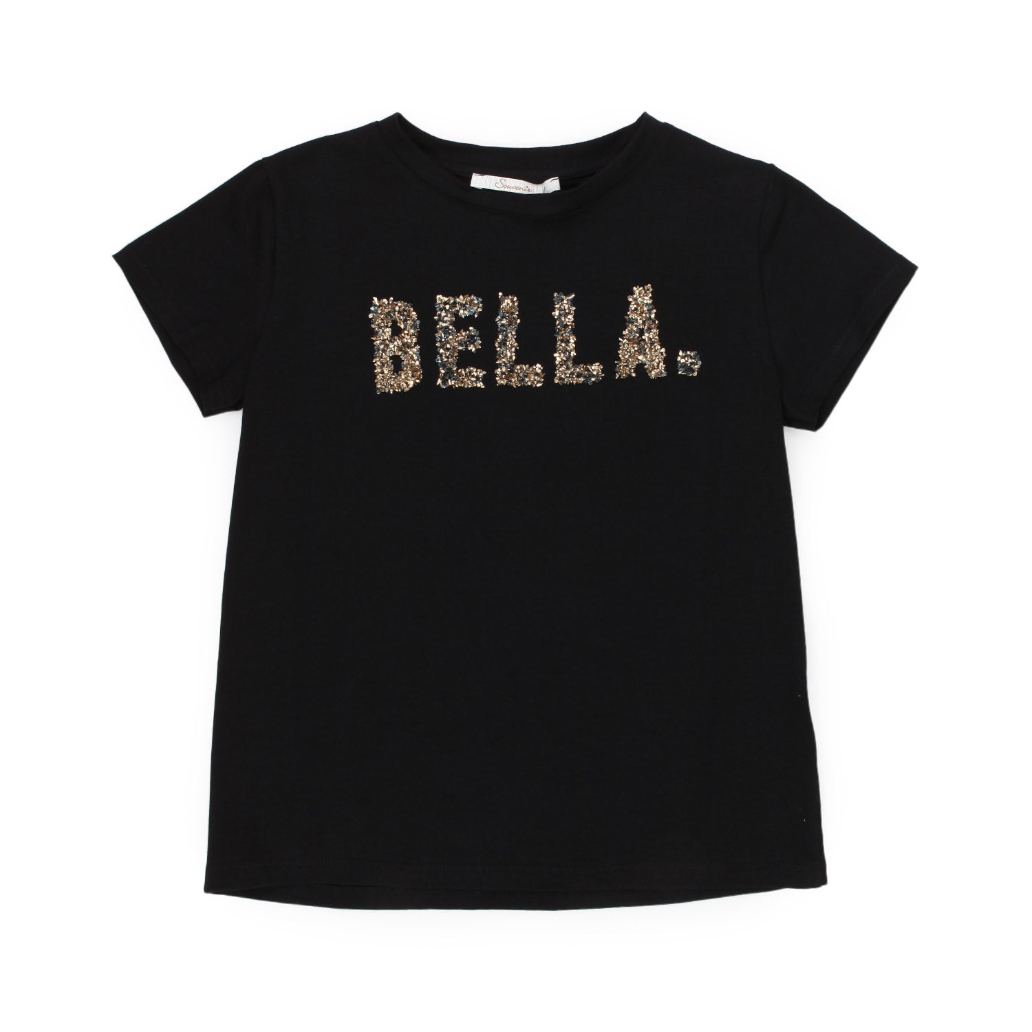 T-SHIRT NERA E ORO DONNA E RAGAZZA - annameglio.com abbigliamento moda