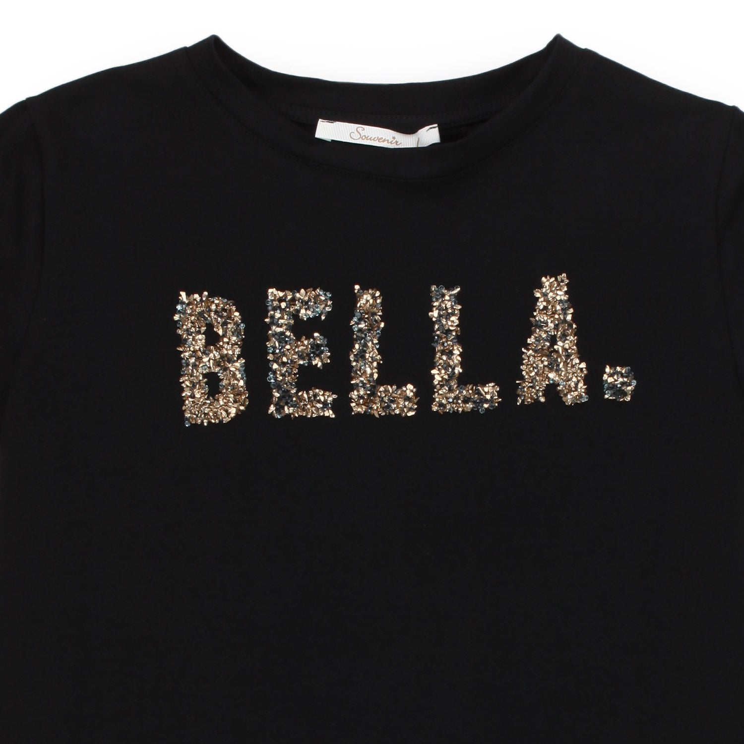 T-SHIRT NERA E ORO DONNA E RAGAZZA - annameglio.com abbigliamento moda