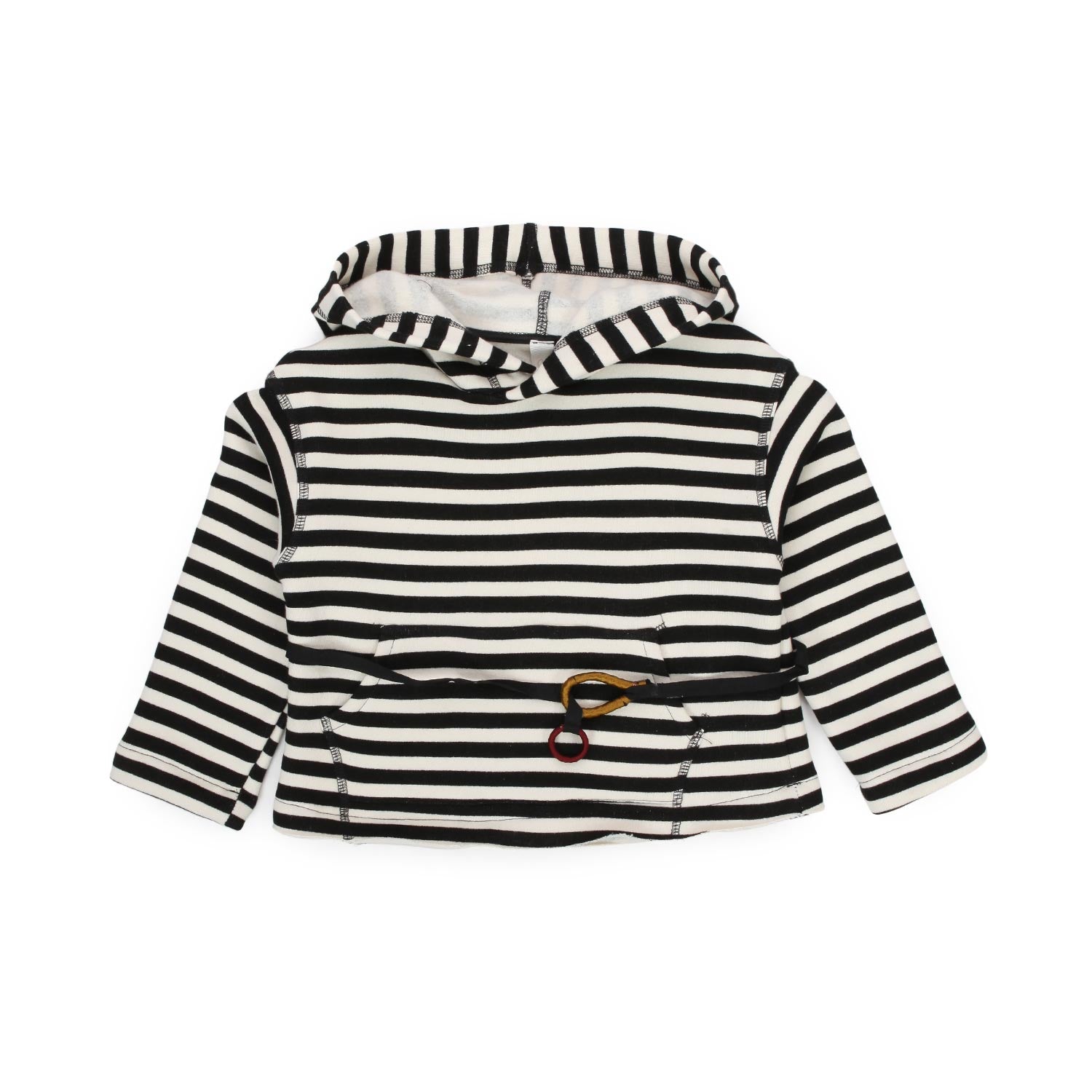 FELPA A RIGHE CON CAPPUCCIO BAMBINA E TEEN - annameglio.com abbigliamento moda