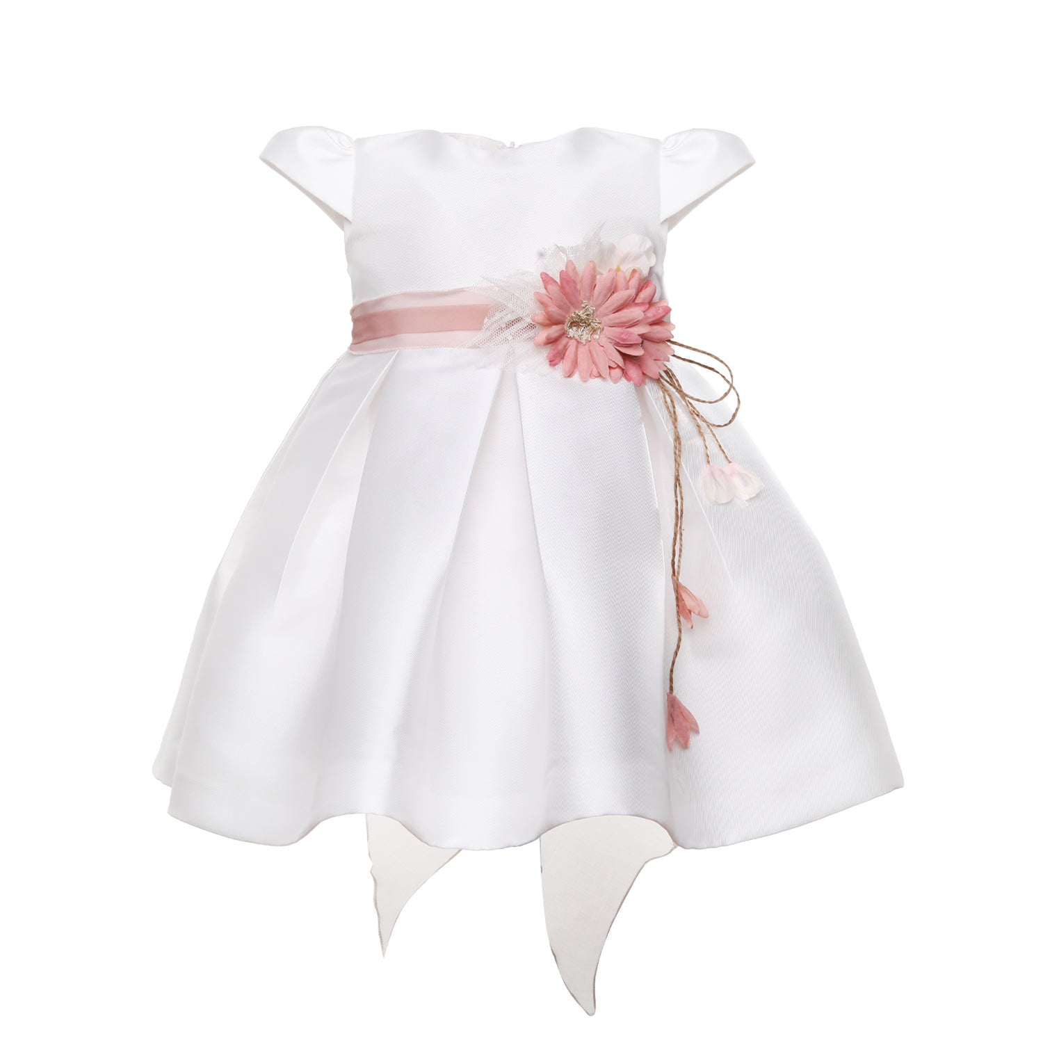 ABITO CERIMONIA BIANCO PER NEONATA - annameglio.com abbigliamento moda