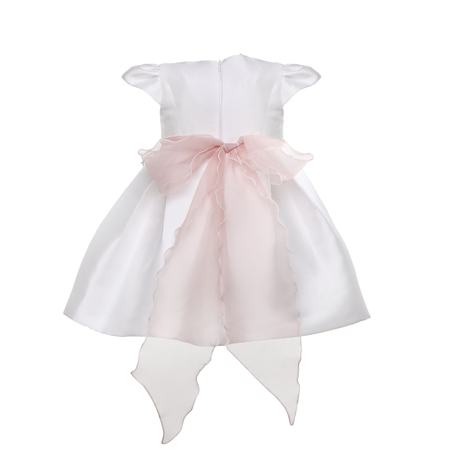 ABITO CERIMONIA BIANCO PER NEONATA - annameglio.com abbigliamento moda