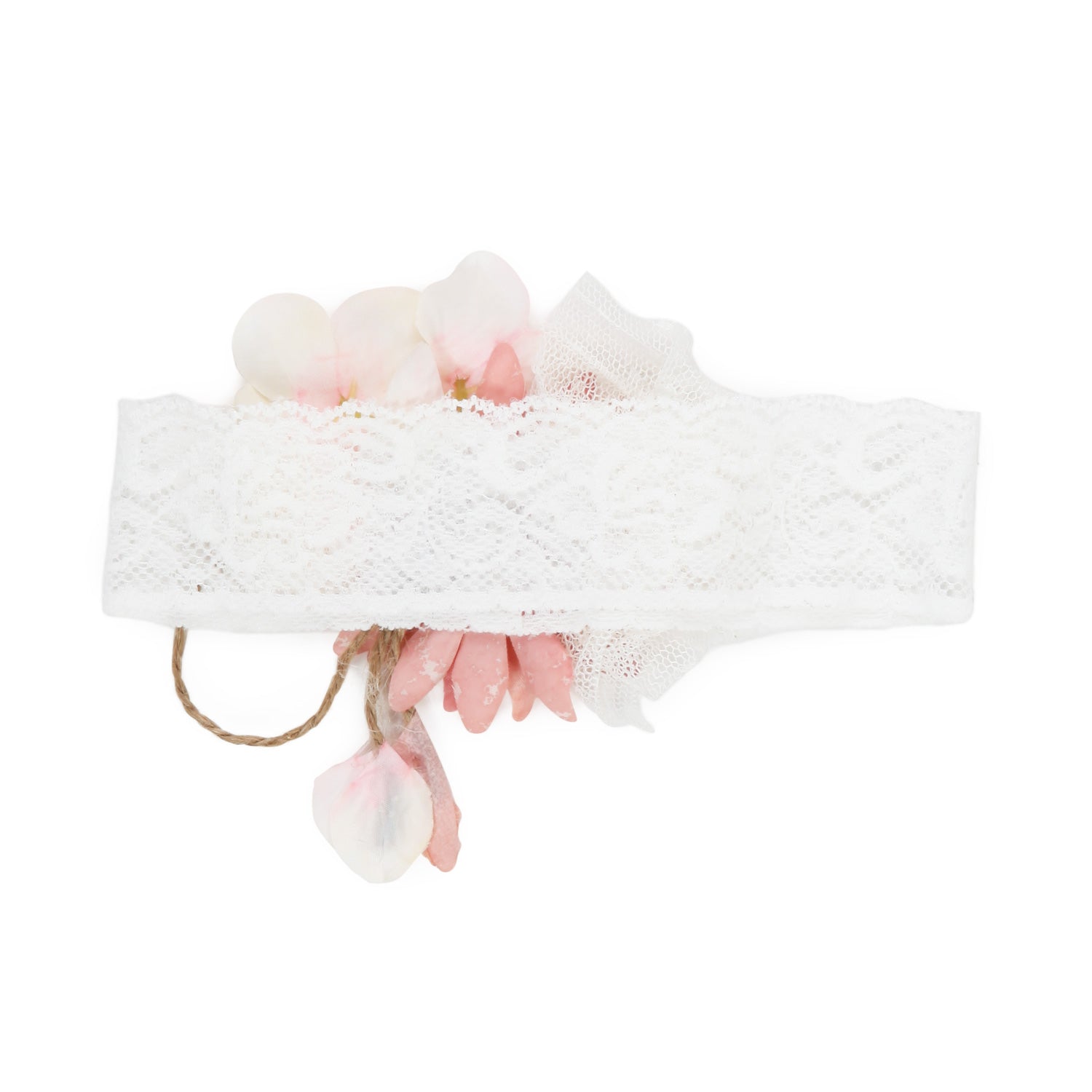 FASCIA CAPELLI FLOREALE BIANCA BAMBINA - annameglio.com abbigliamento moda