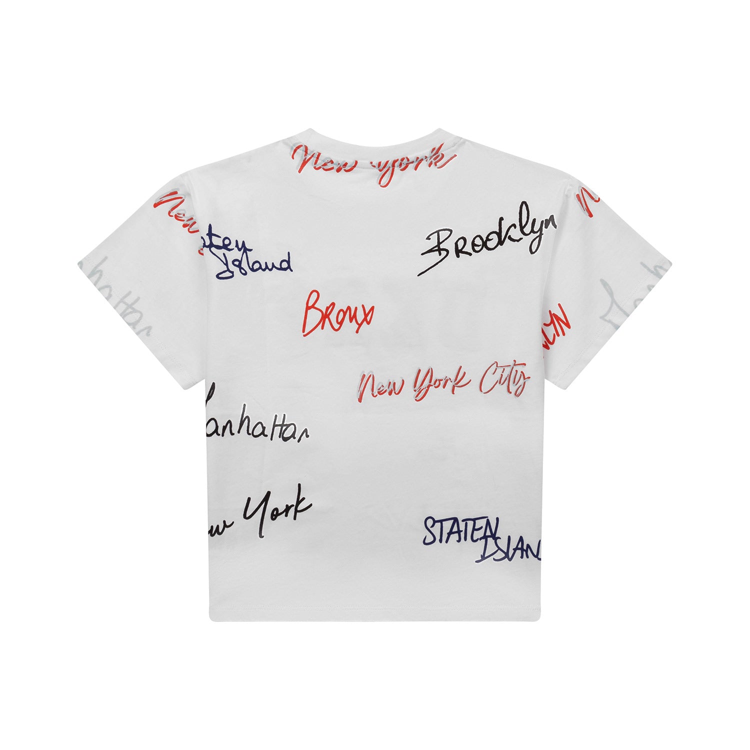 T-SHIRT BIANCA CON LETTERING BAMBINA E TEEN - annameglio.com abbigliamento moda