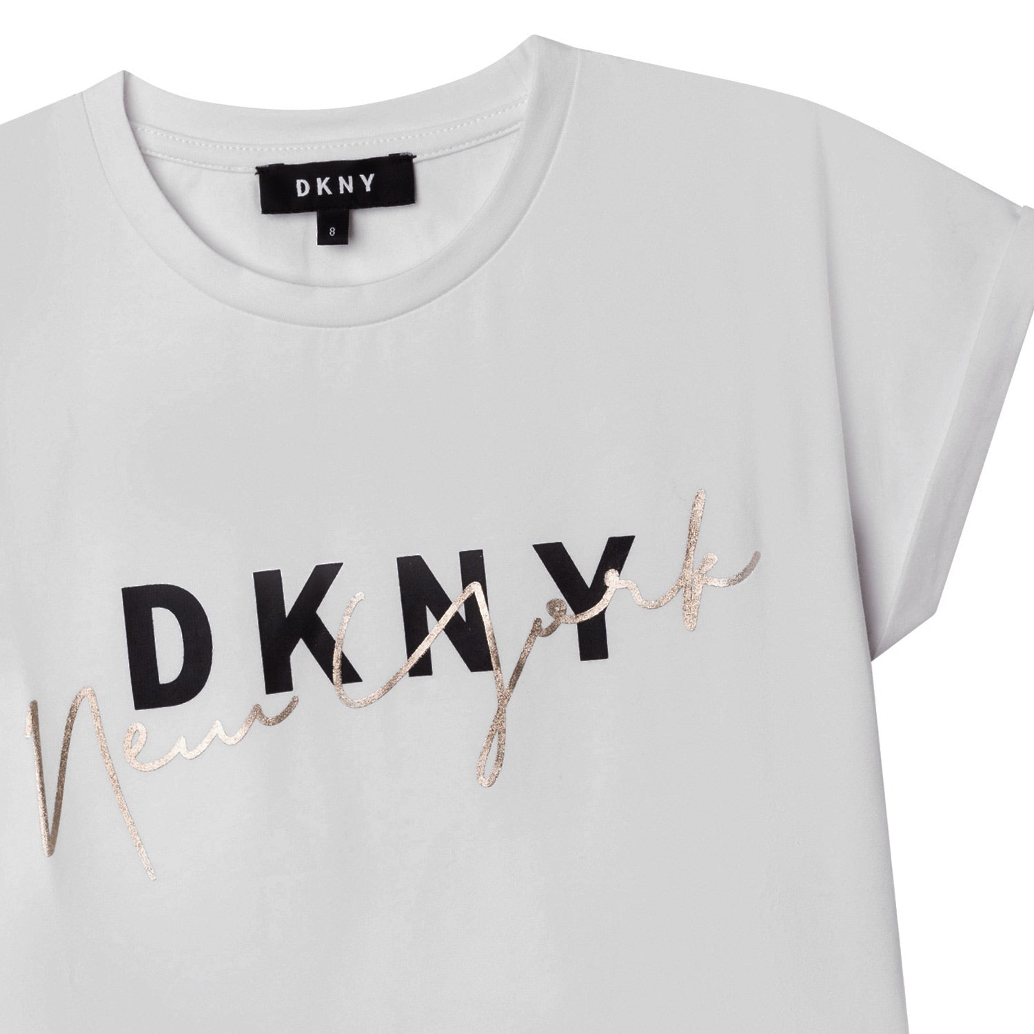 T-SHIRT BIANCA LOGO BAMBINA TEENAGER - annameglio.com abbigliamento moda