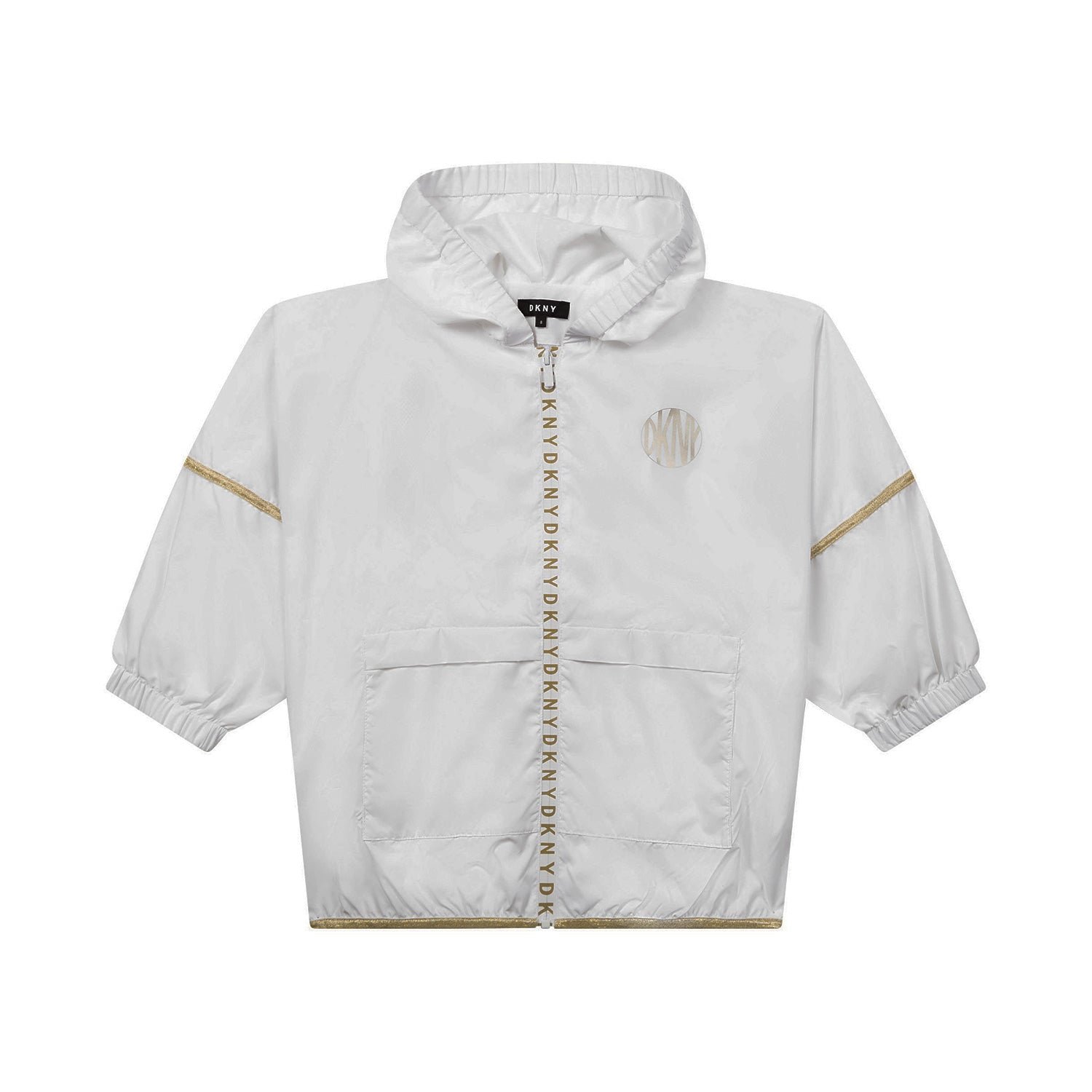 GIUBBINO CORTO BIANCO E ORO BAMBINA E TEEN - annameglio.com abbigliamento moda