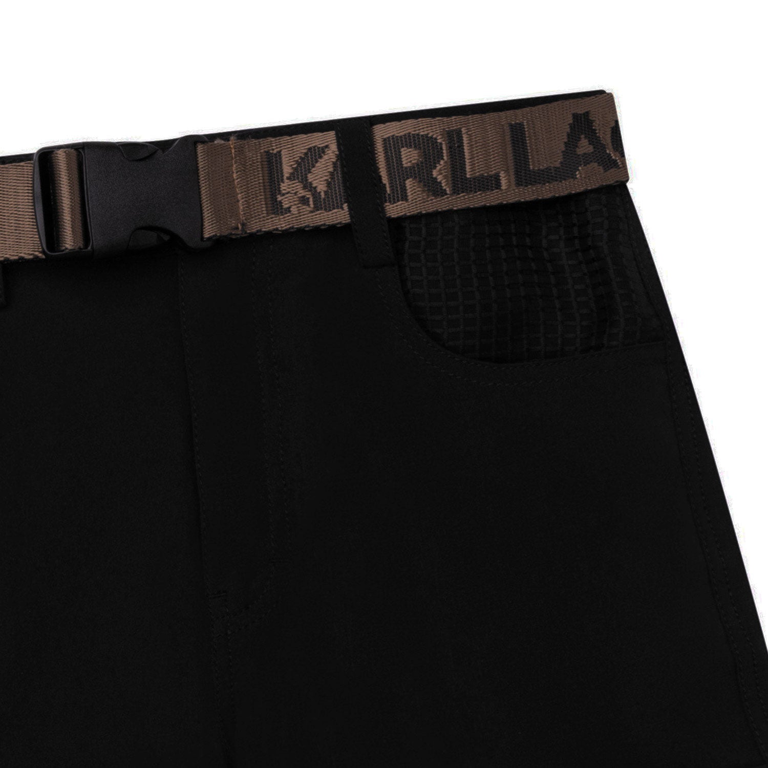 SHORTS NERI CON CINTA ORO BAMBINA E TEEN - annameglio.com abbigliamento moda