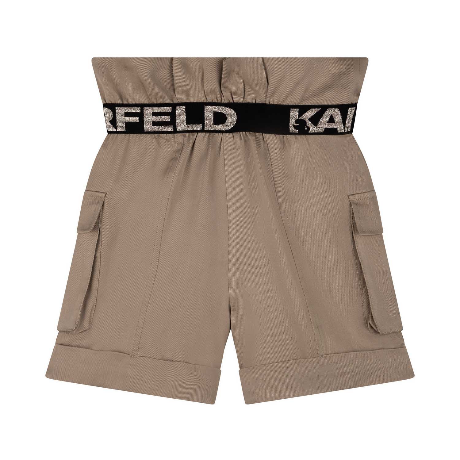 SHORTS BEIGE A VITA ALTA BAMBINA E TEEN - annameglio.com abbigliamento moda