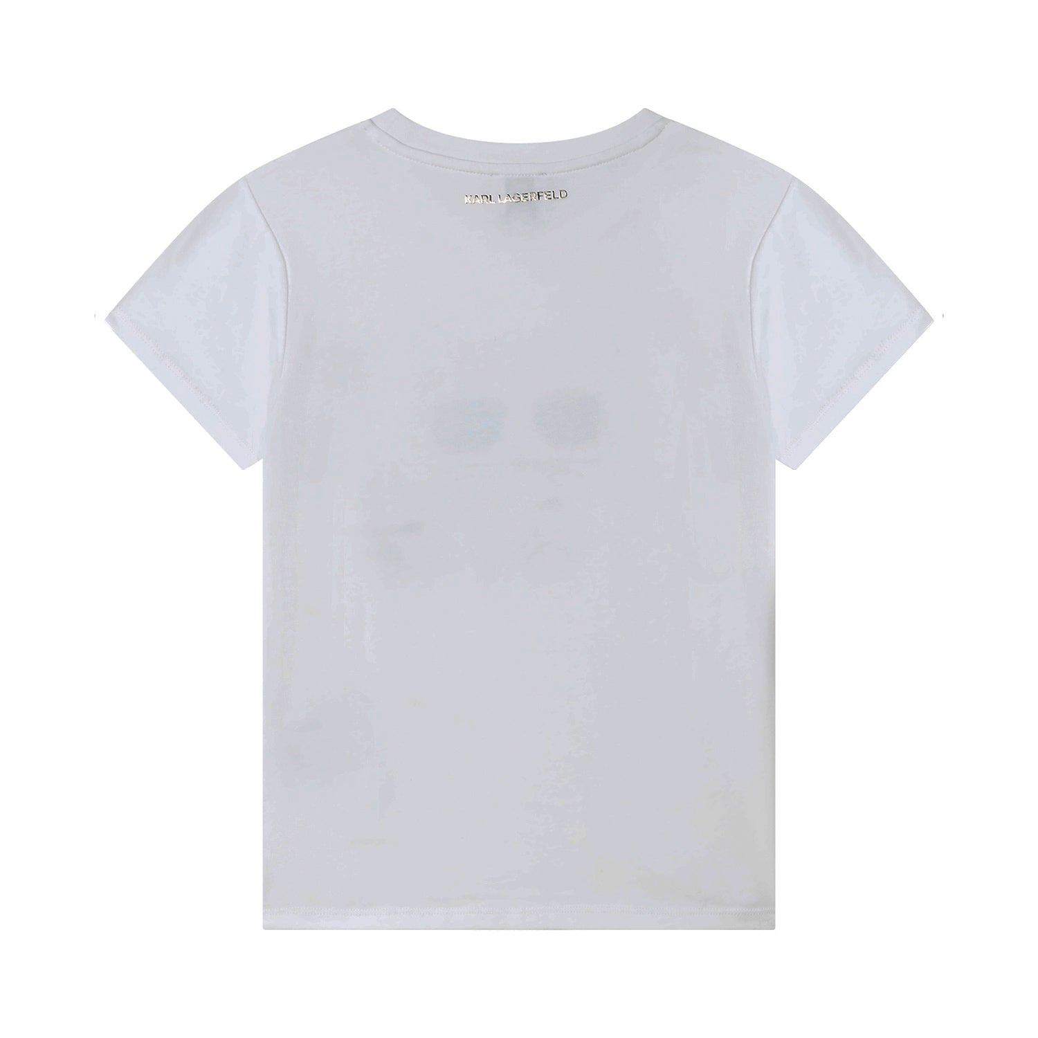 T-SHIRT CHOUPETTE BIANCA E ORO BAMBINA E TEEN - annameglio.com abbigliamento moda