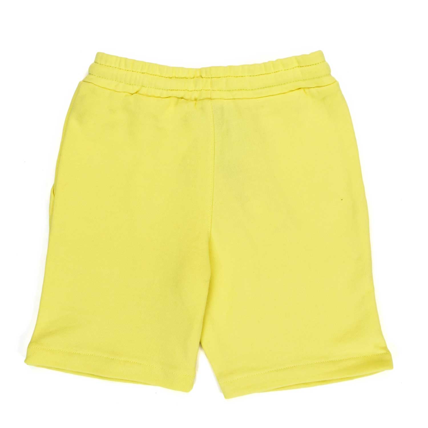 BERMUDA IN FELPA GIALLO CHIARO BAMBINO E TEEN - annameglio.com abbigliamento moda