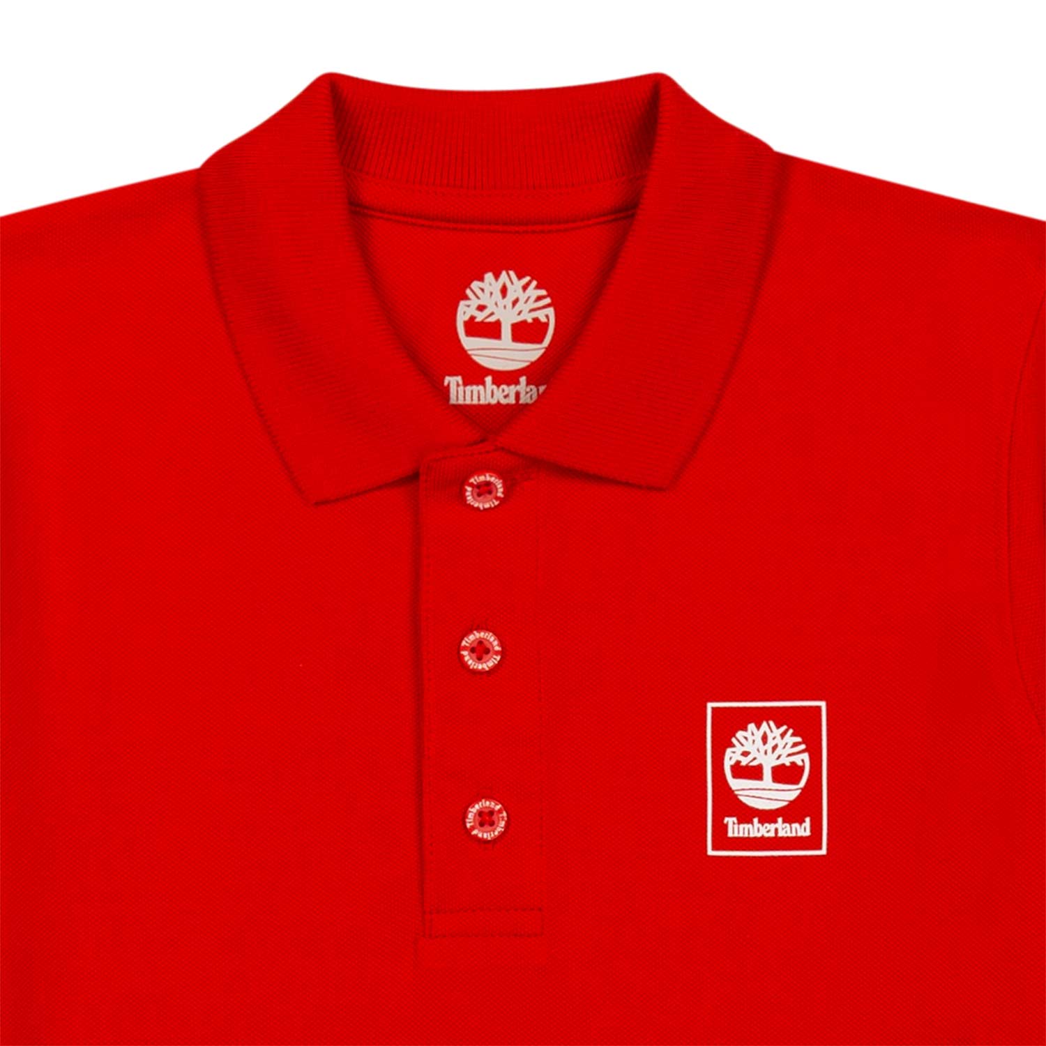 POLO ROSSA CON LOGO BIANCO BAMBINO E TEEN - annameglio.com abbigliamento moda