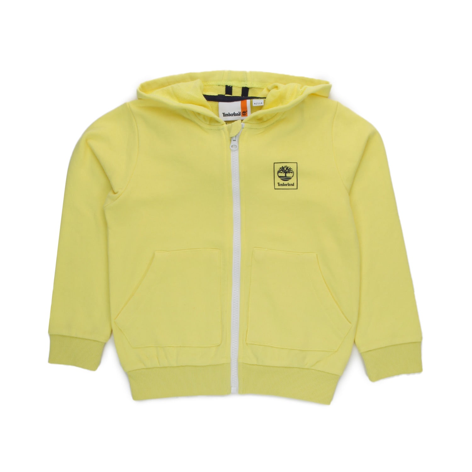 FELPA HOODIE GIALLO FLUO CON ZIP BAMBINO E TEEN - annameglio.com abbigliamento moda