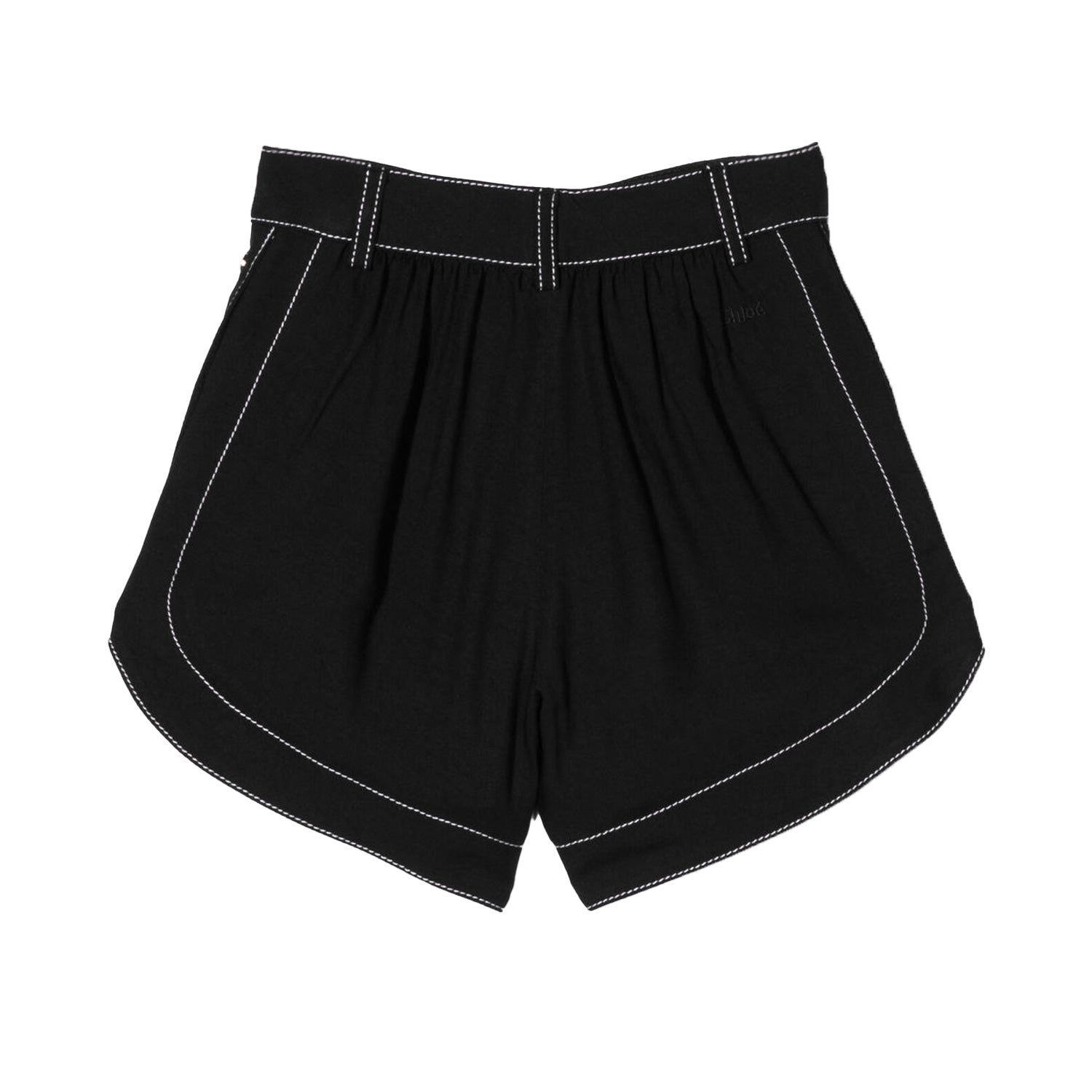 SHORTS IN TWILL NERI BAMBINA E TEENAGER - annameglio.com abbigliamento moda