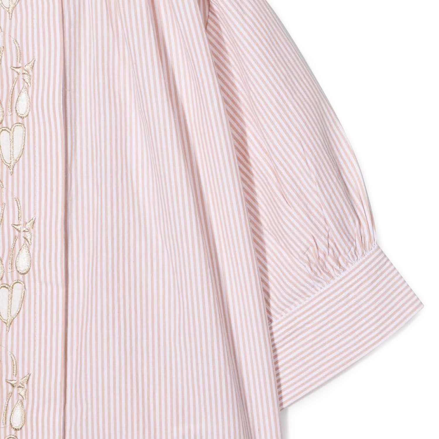 CAMICIA BIANCA E ROSA A RIGHE BAMBINA E TEEN - annameglio.com abbigliamento moda